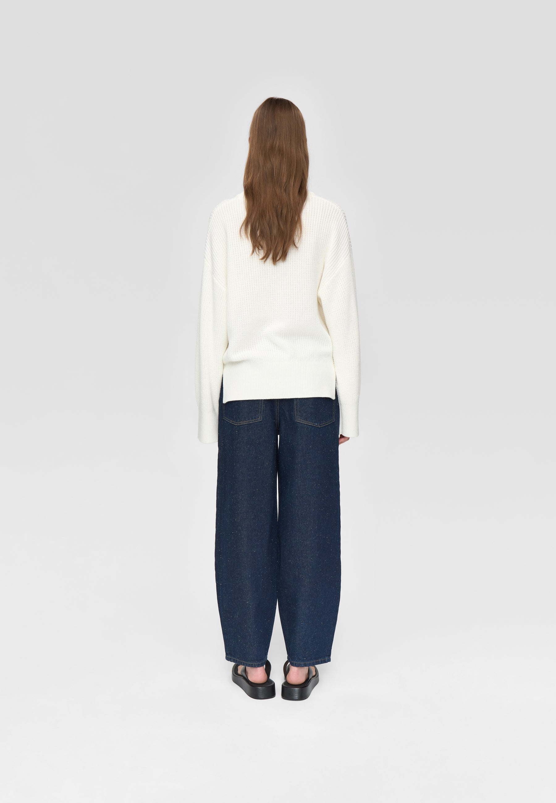 minimum female Lorena jumper G006 GOTS Jumper 0608 Coco Milk