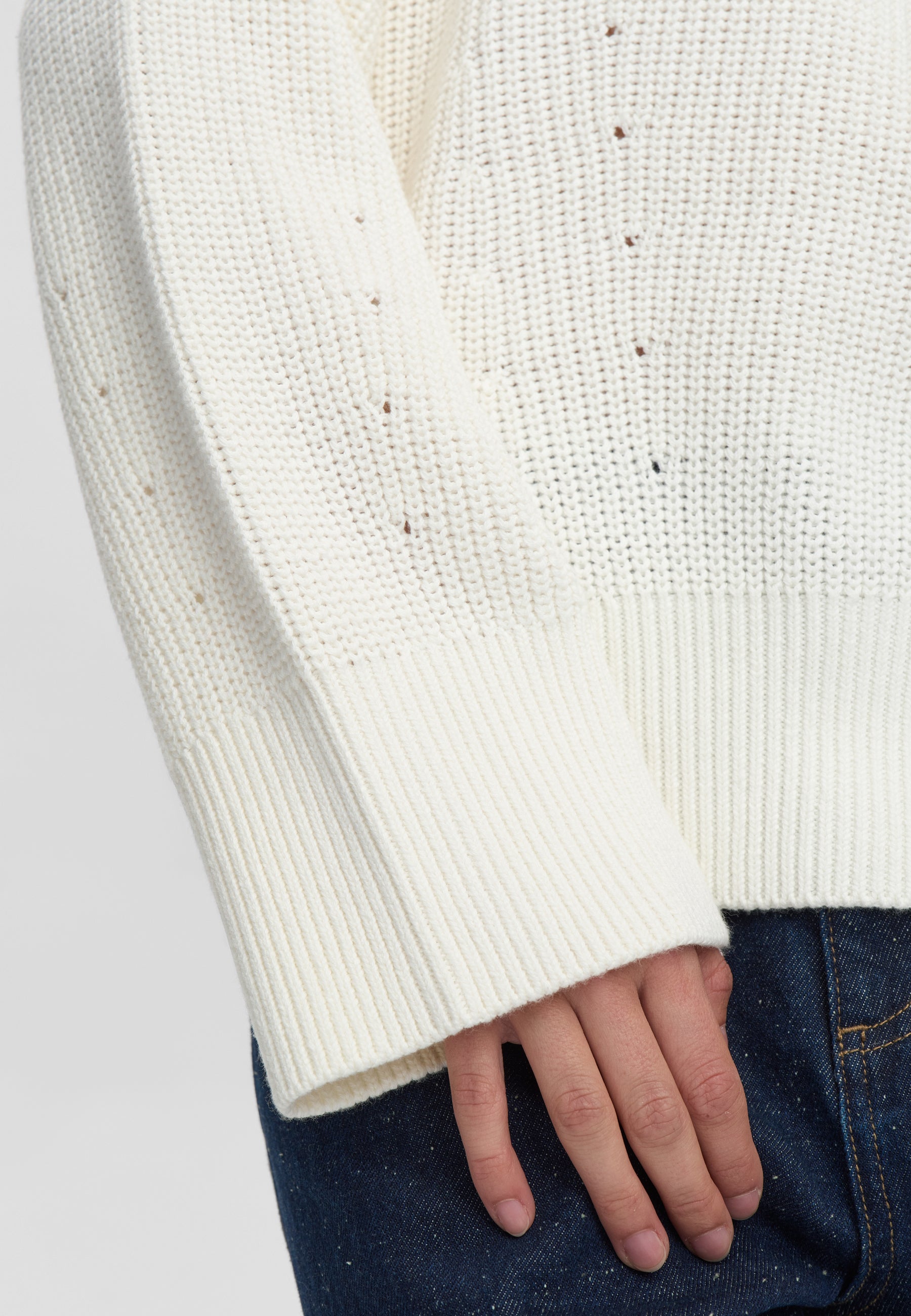 minimum female Lorena jumper G006 GOTS Jumper 0608 Coco Milk