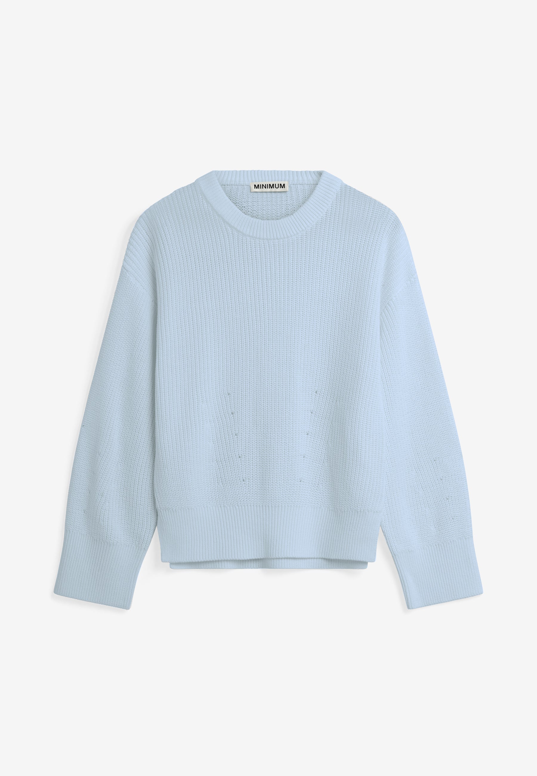 minimum female Lorena jumper G006 GOTS Jumper 4115 Cashmere Blue