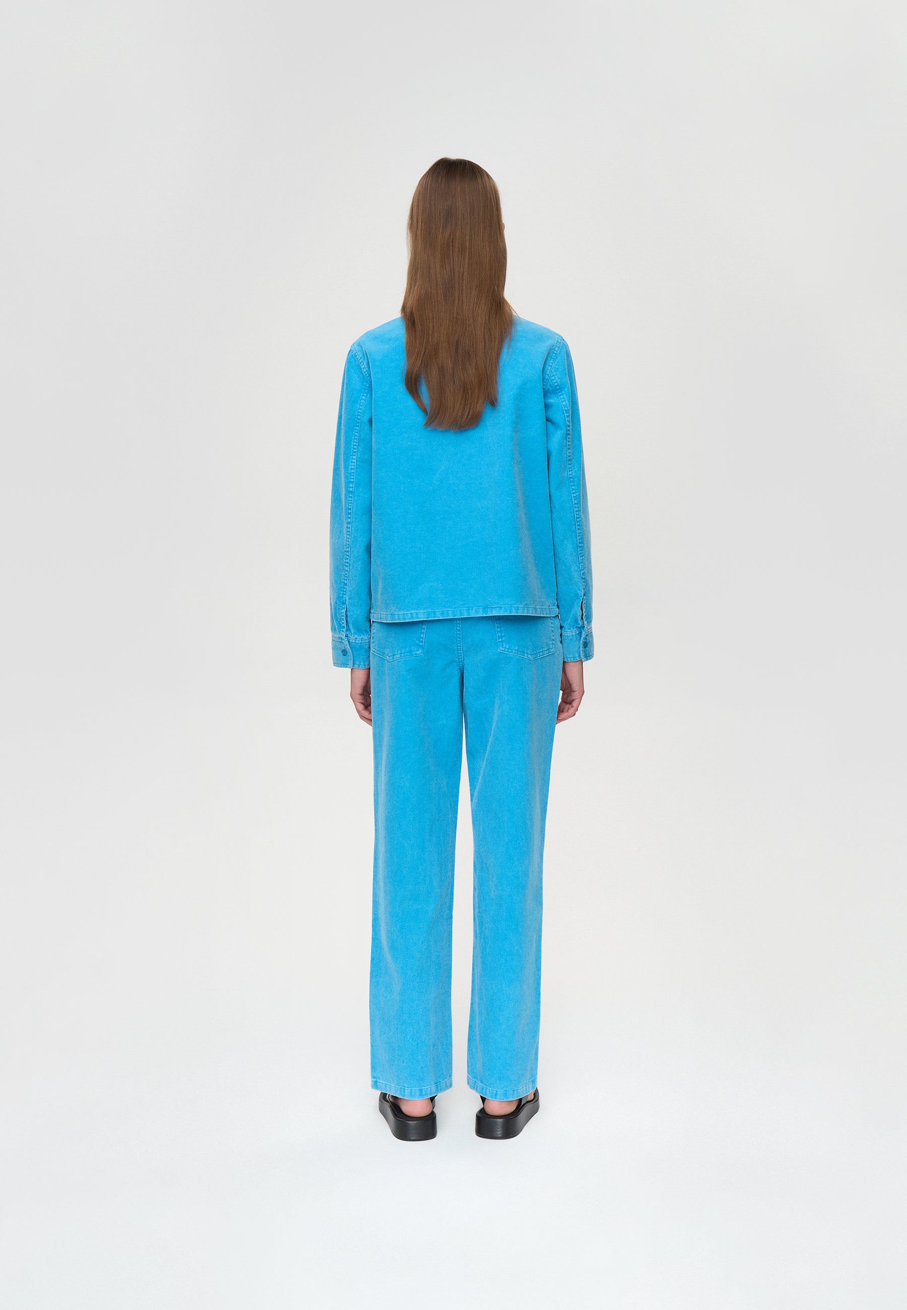 minimum female Lucia shirt 4356 Long Sleeved Shirt 4435 Malibu Blue