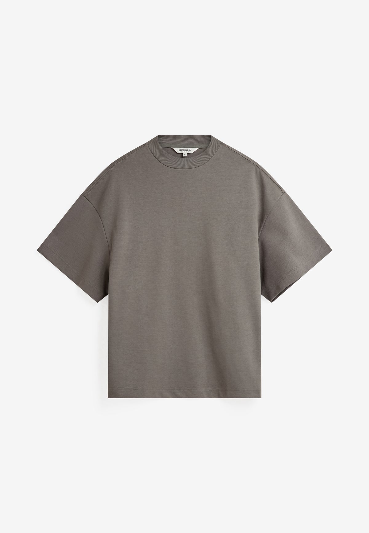minimum male Maddox ovz ss tee 4689 Short Sleeved T-shirt 0510 Castor Gray