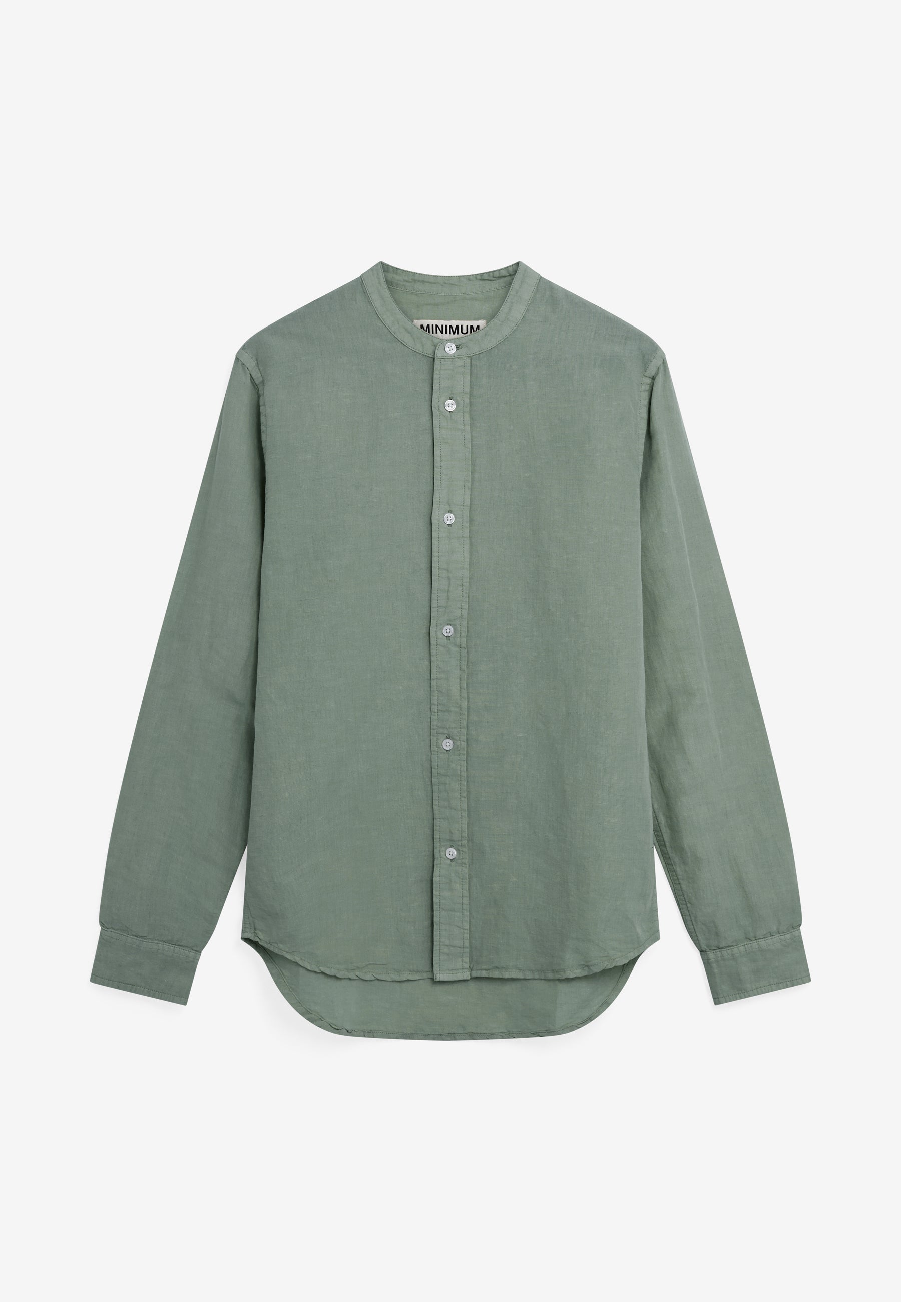minimum male Mando reg ls shirt 4576 Long Sleeved Shirt 5107 Chinois green
