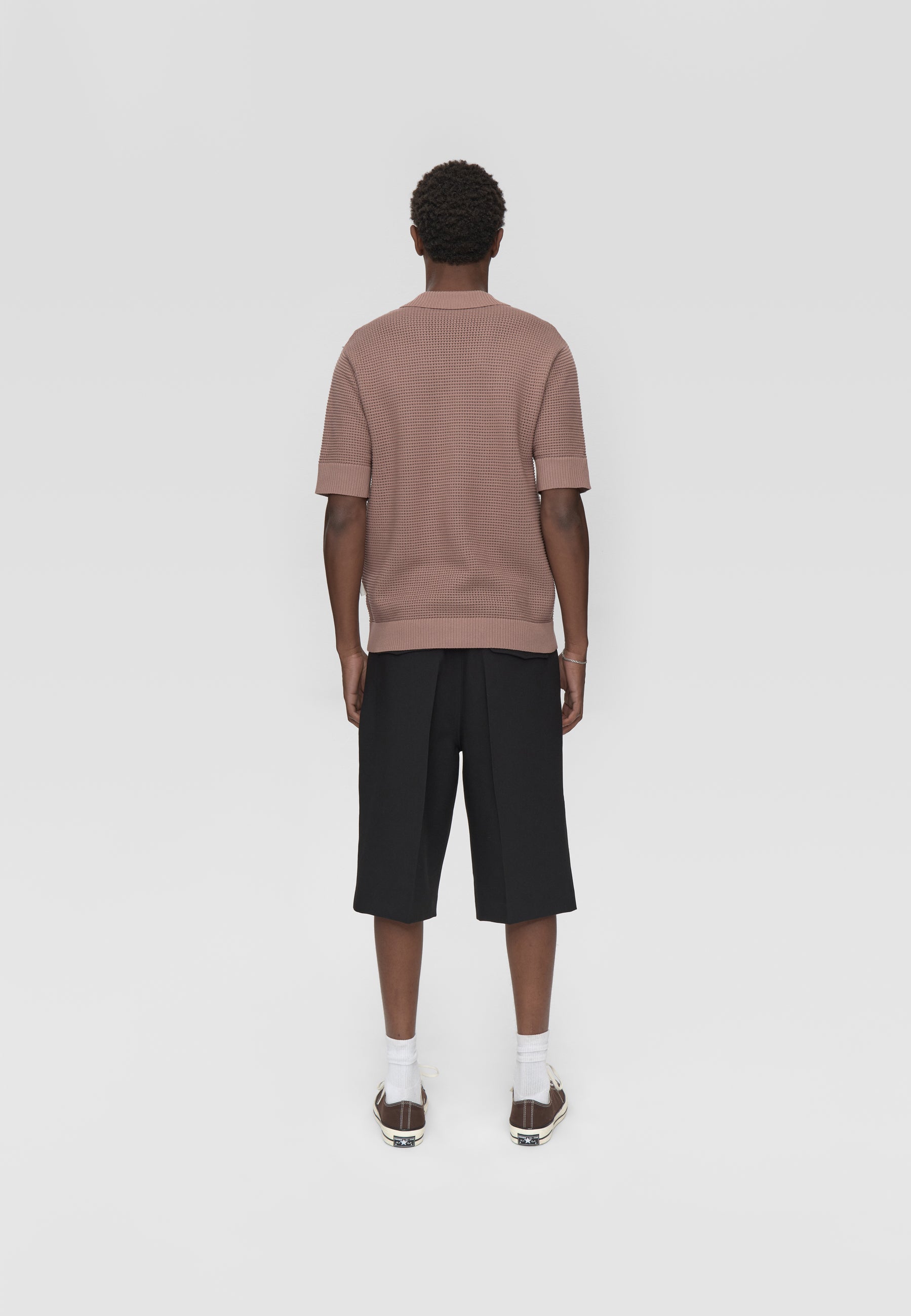 minimum male Mason crochet polo shirt 4177 Polo 1510 Antler