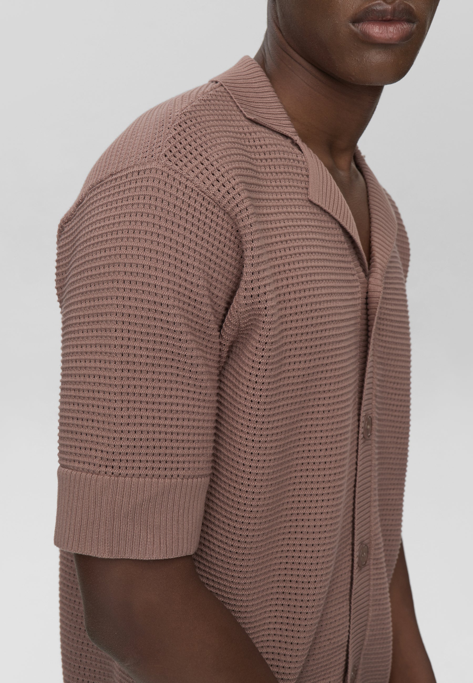 minimum male Mason crochet polo shirt 4177 Polo 1510 Antler