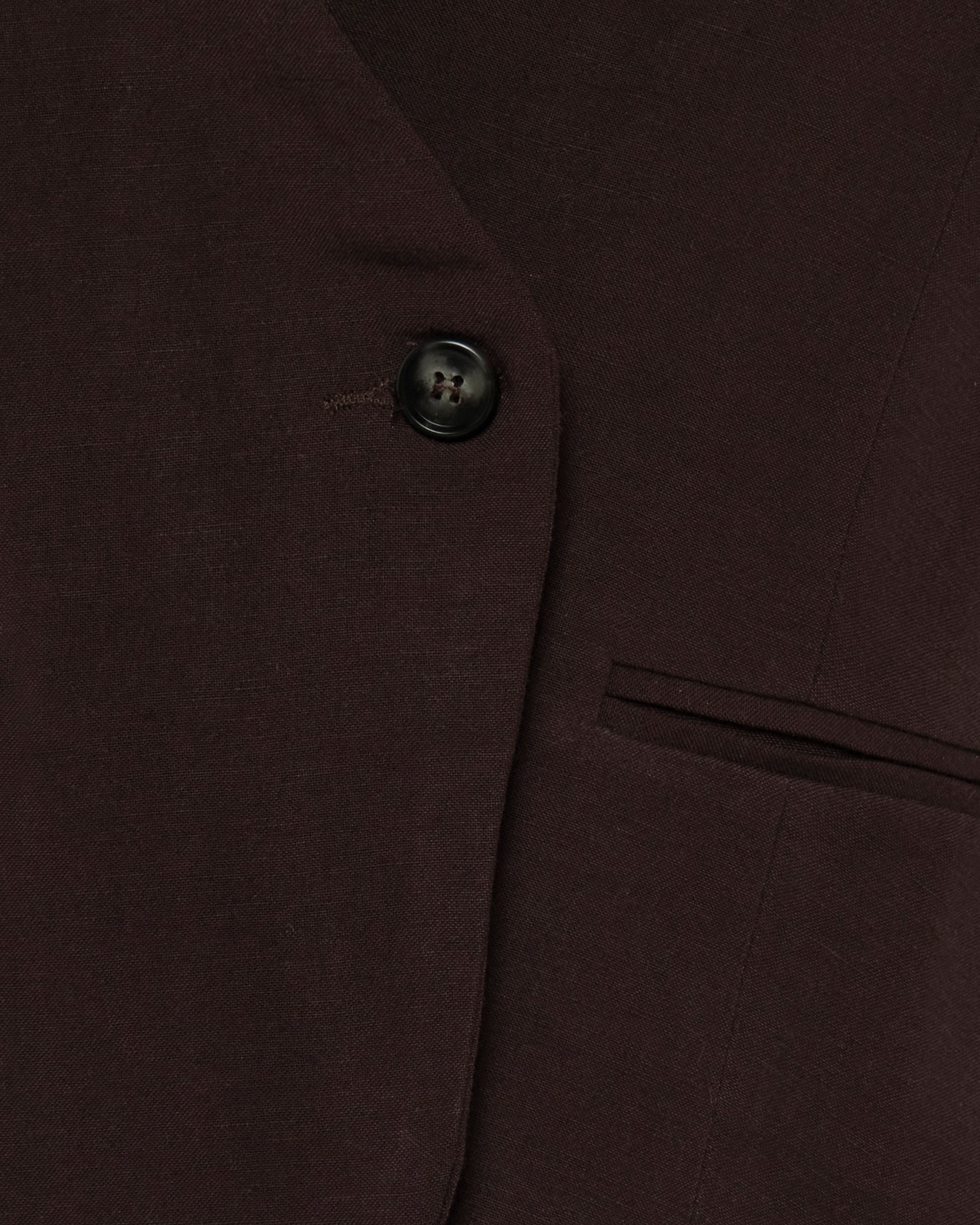 minimum female Melina fitted vest 3069 Waistcoat 1910 French Roast