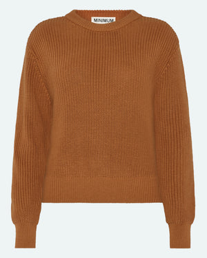 minimum female Mikala jumper G006 GOTS Jumper 1137 Cashew