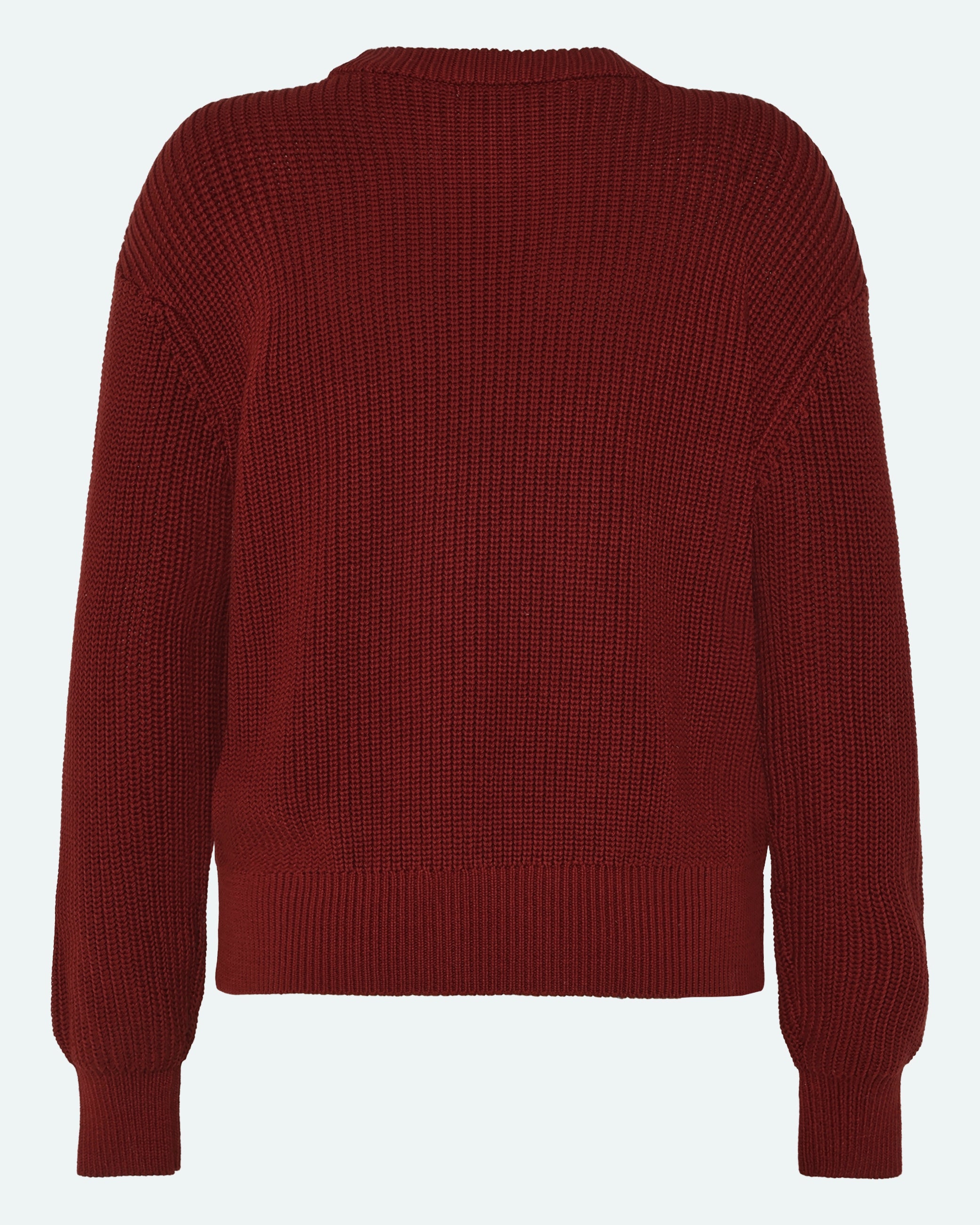 minimum female Mikala jumper G006 GOTS Jumper 1534 Merlot
