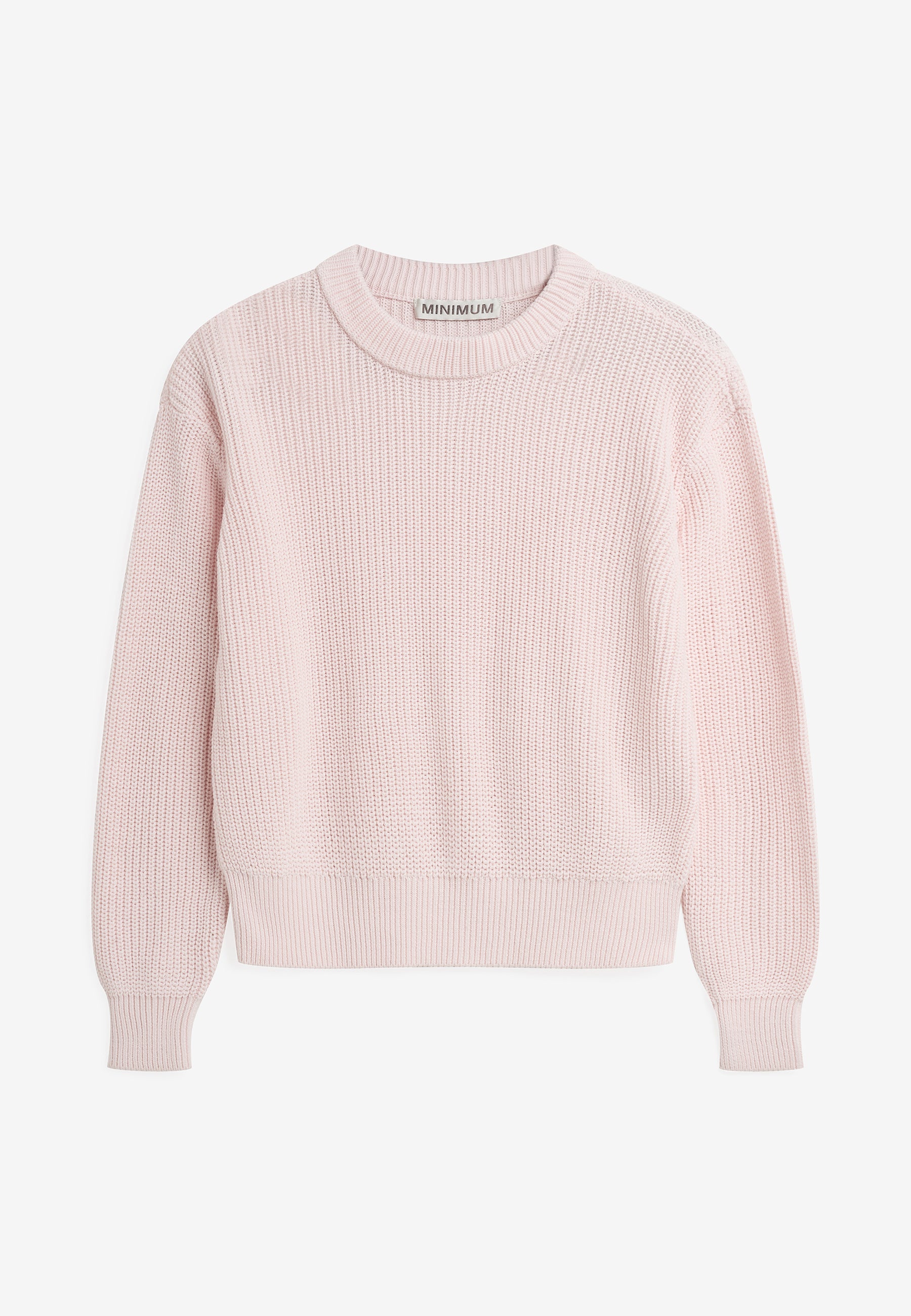 minimum female Mikala jumper G006 GOTS Jumper 2904 Primrose pink