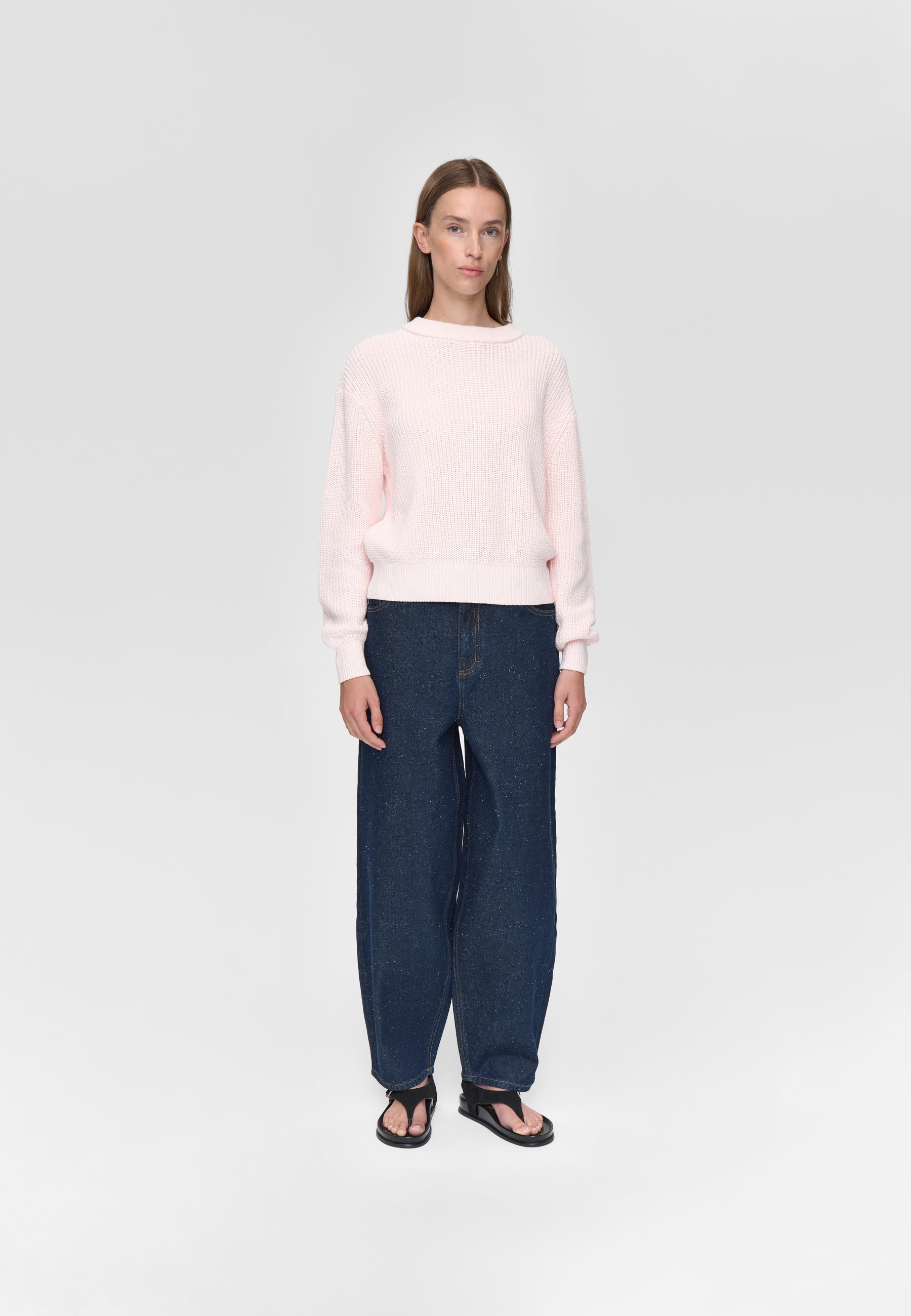 minimum female Mikala jumper G006 GOTS Jumper 2904 Primrose pink