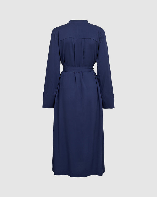 minimum female Milles 9911 Dress Midi Dress 3933 Medieval Blue