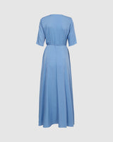 minimum female Miraly 2878 Dress Midi Dress 3930 Vista Blue