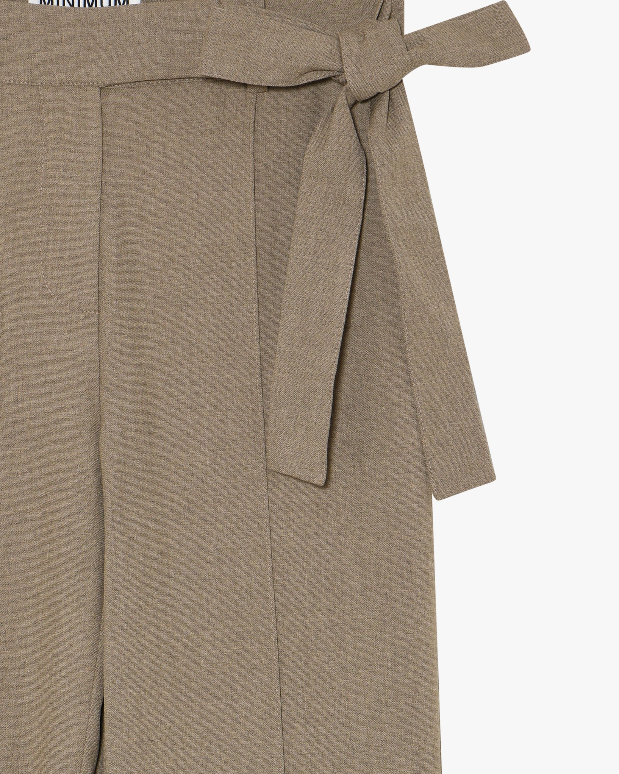 minimum female Miranda pants 3737 Dressed Pants 1609M Greige Melange