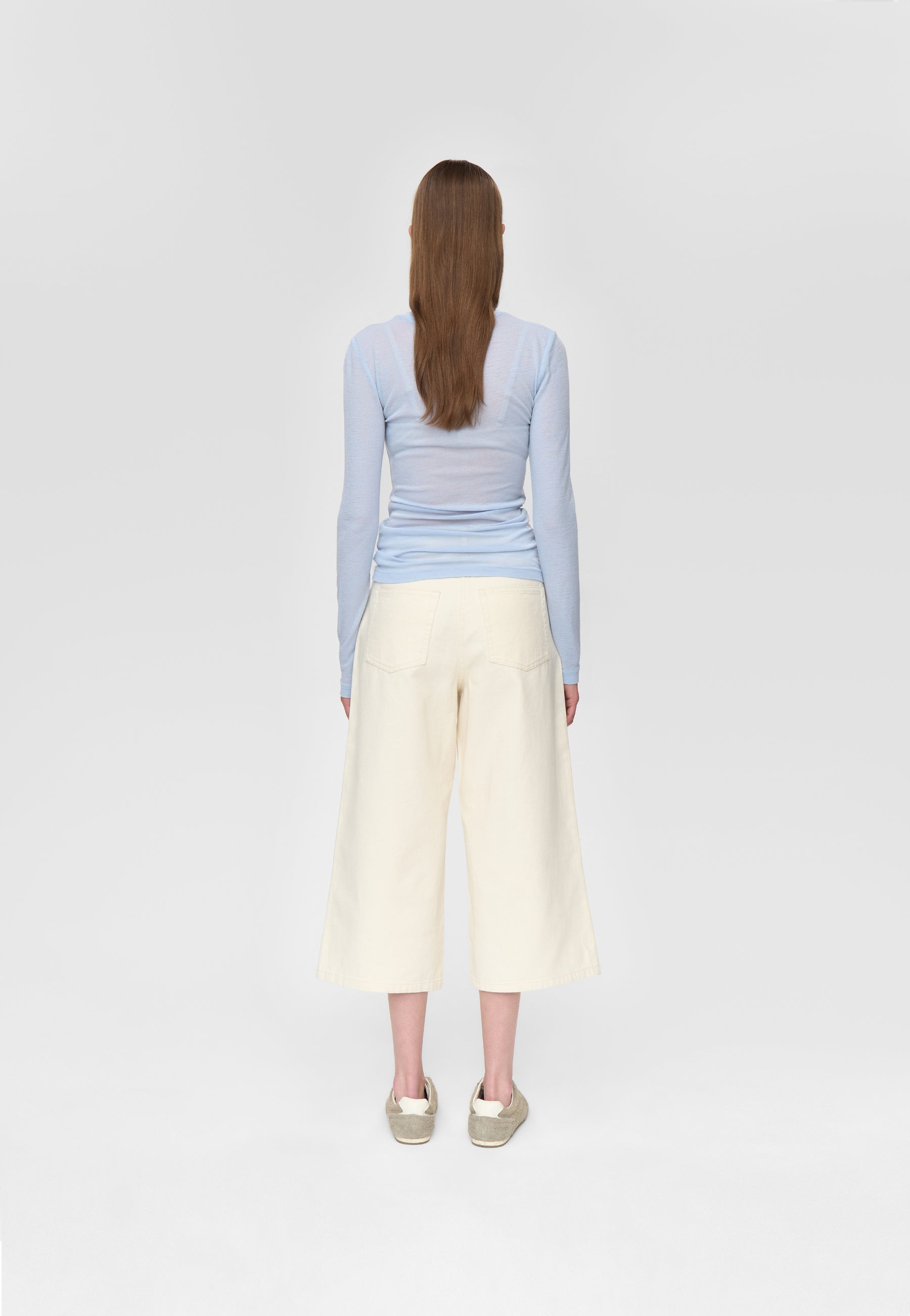 minimum female Natashas long sleeved t-shirt 3736 Jumper 4115 Cashmere Blue