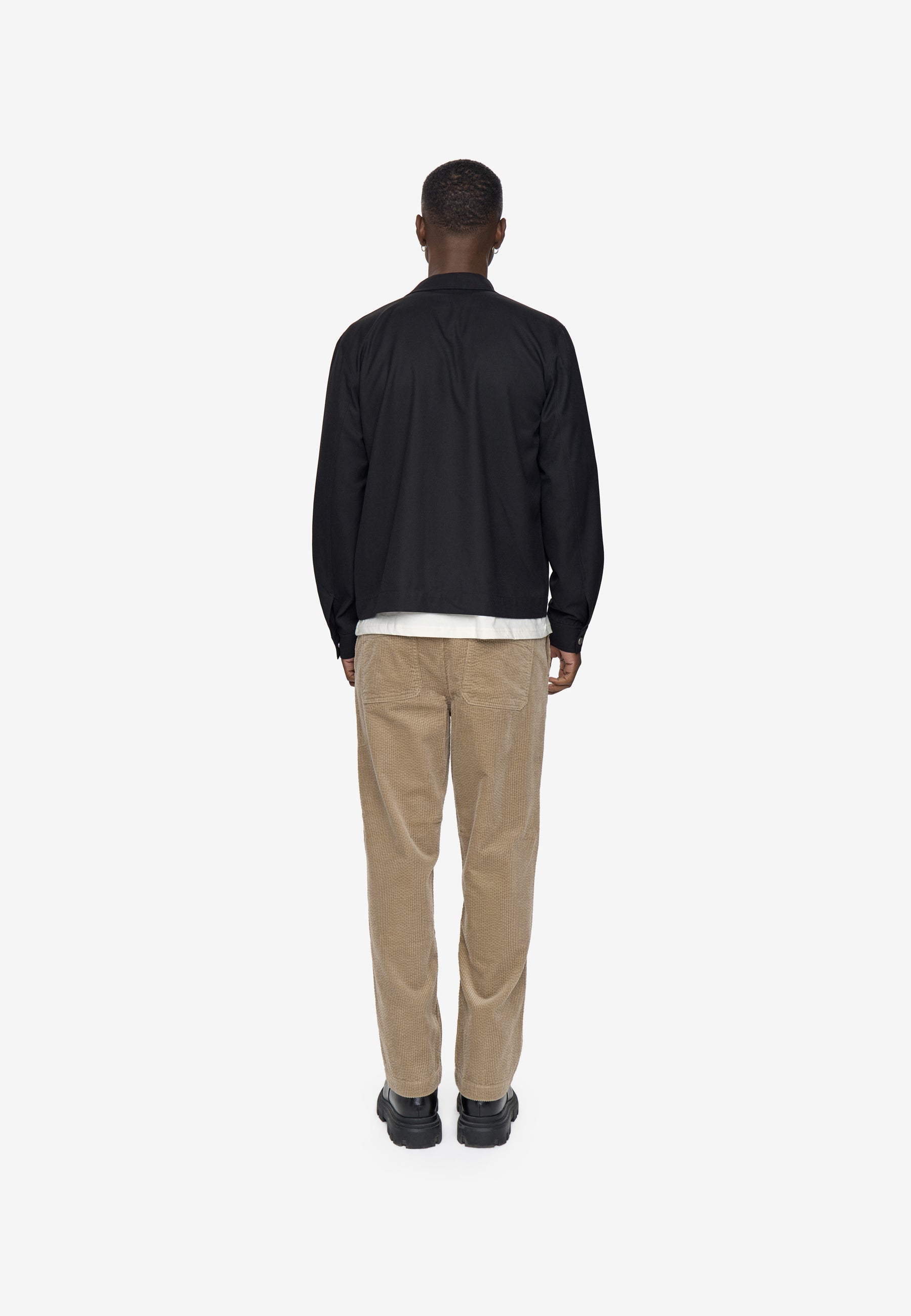 minimum male Nixon Shirt 4527 Long Sleeved Shirt 999 Black