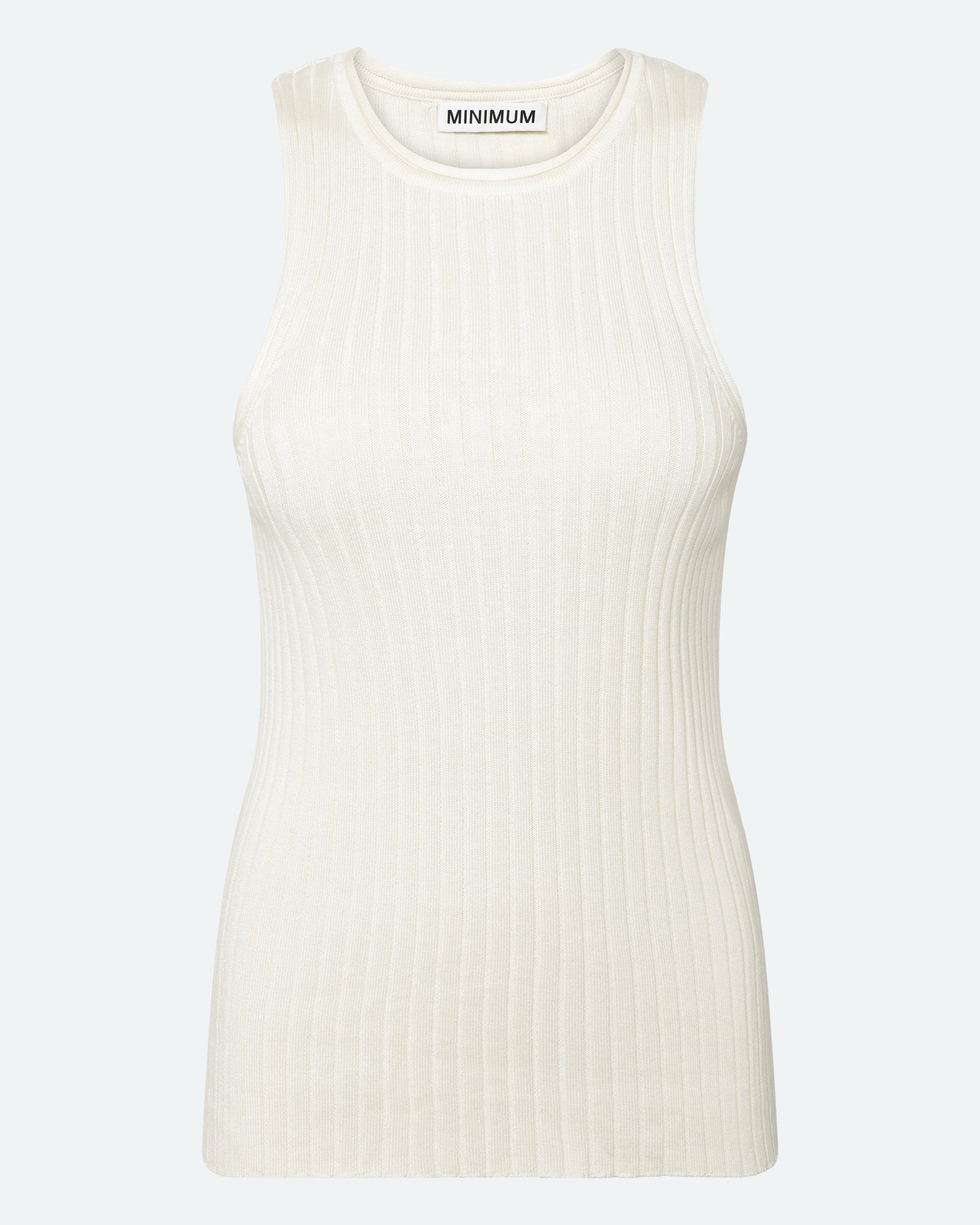 minimum female Nova rib tank top 4268 Tanktop 0011 Butter Cream