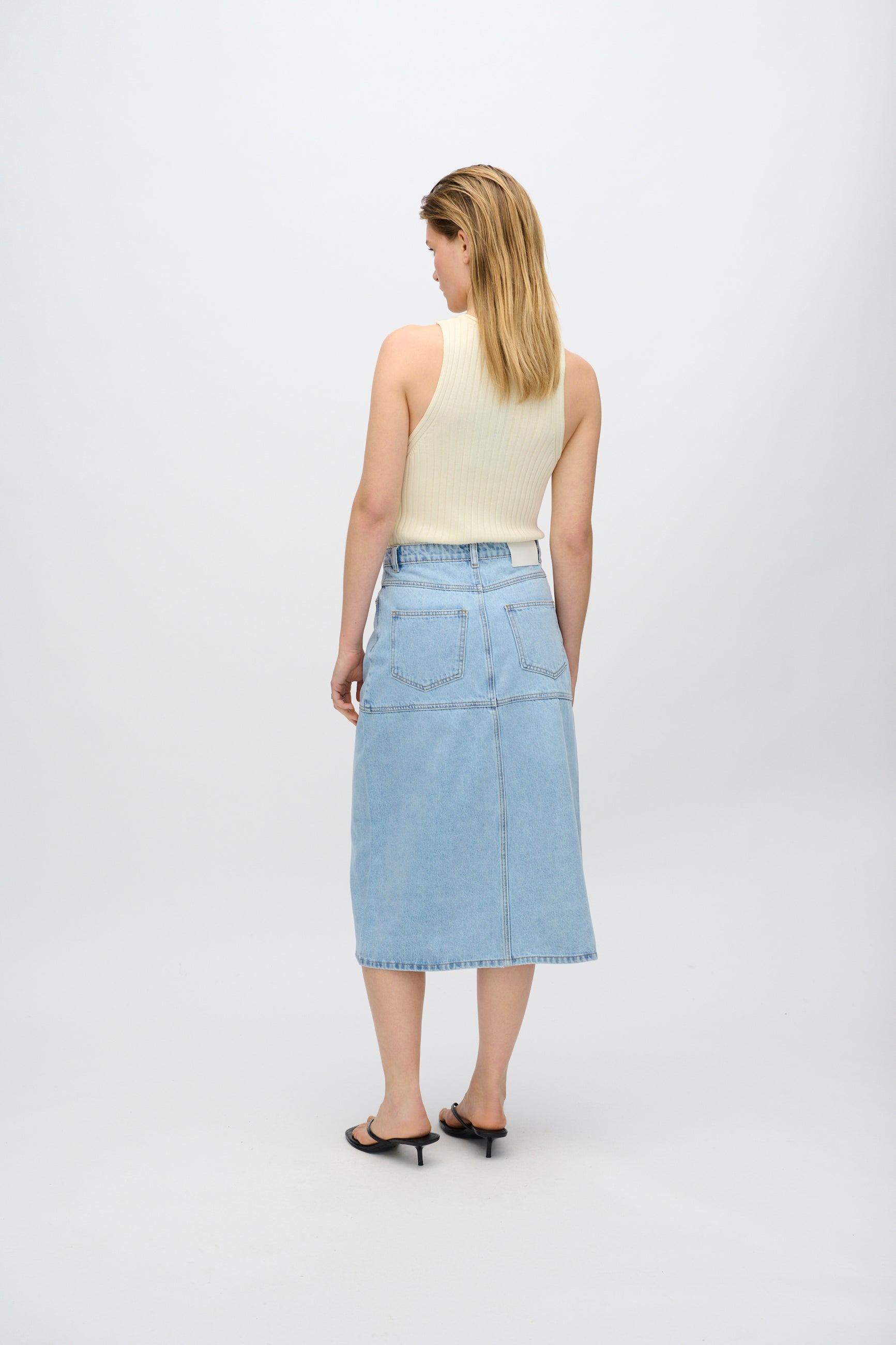 minimum female Nova rib tank top 4268 Tanktop 0011 Butter Cream