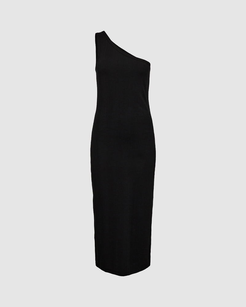 minimum female Paulas 9741 Dress Midi Dress 999 Black
