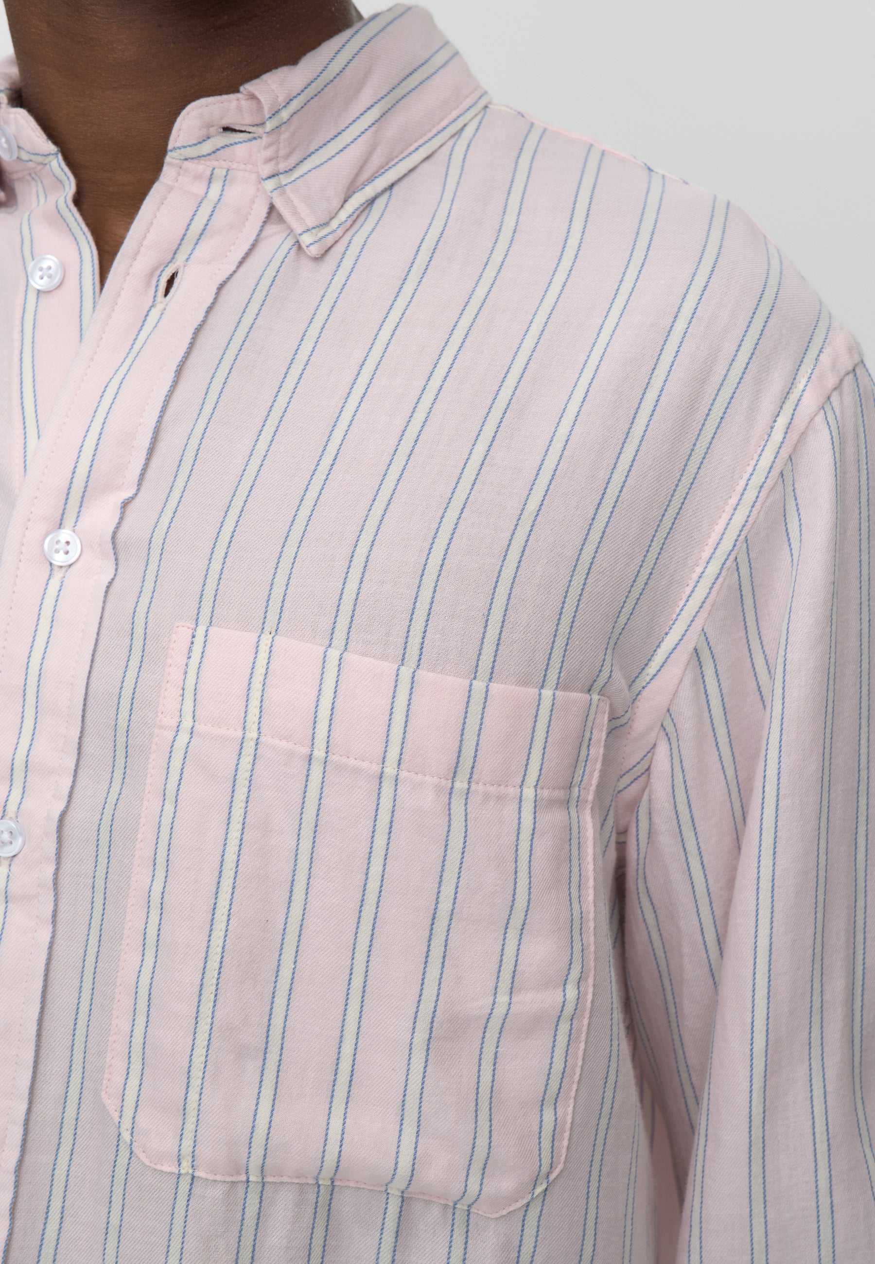 minimum male Pedro rlx ls striped shirt 4595 Long Sleeved Shirt 2904 Primrose pink
