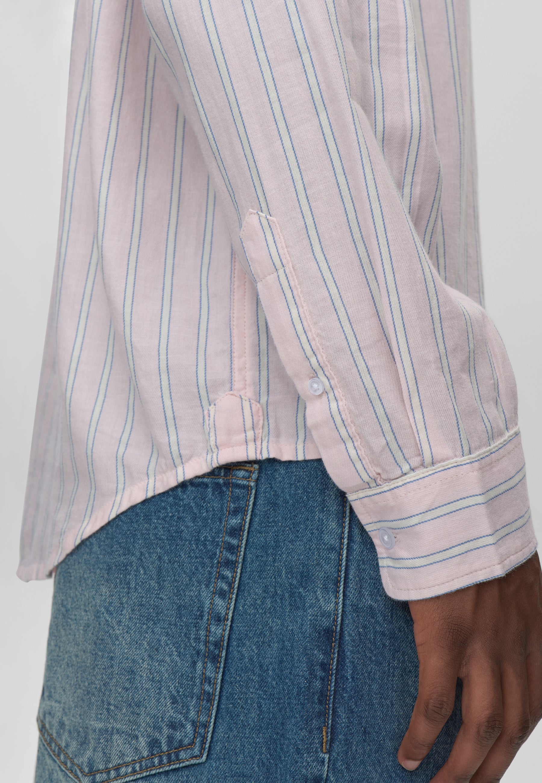 minimum male Pedro rlx ls striped shirt 4595 Long Sleeved Shirt 2904 Primrose pink
