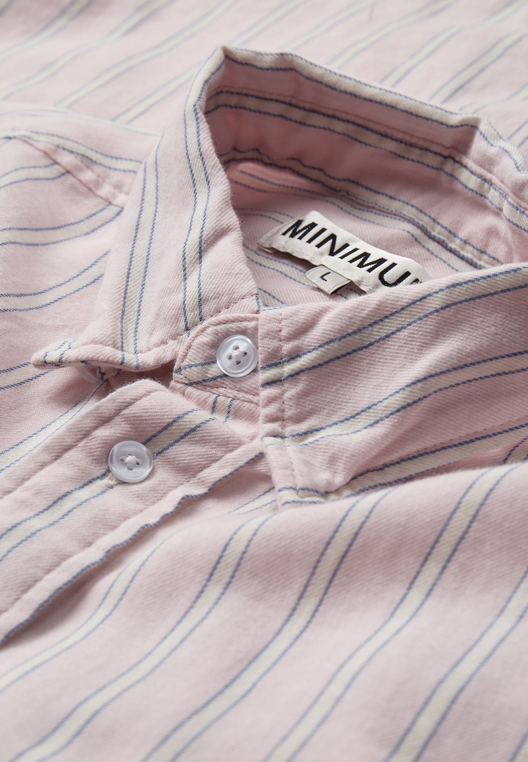 minimum male Pedro rlx ls striped shirt 4595 Long Sleeved Shirt 2904 Primrose pink