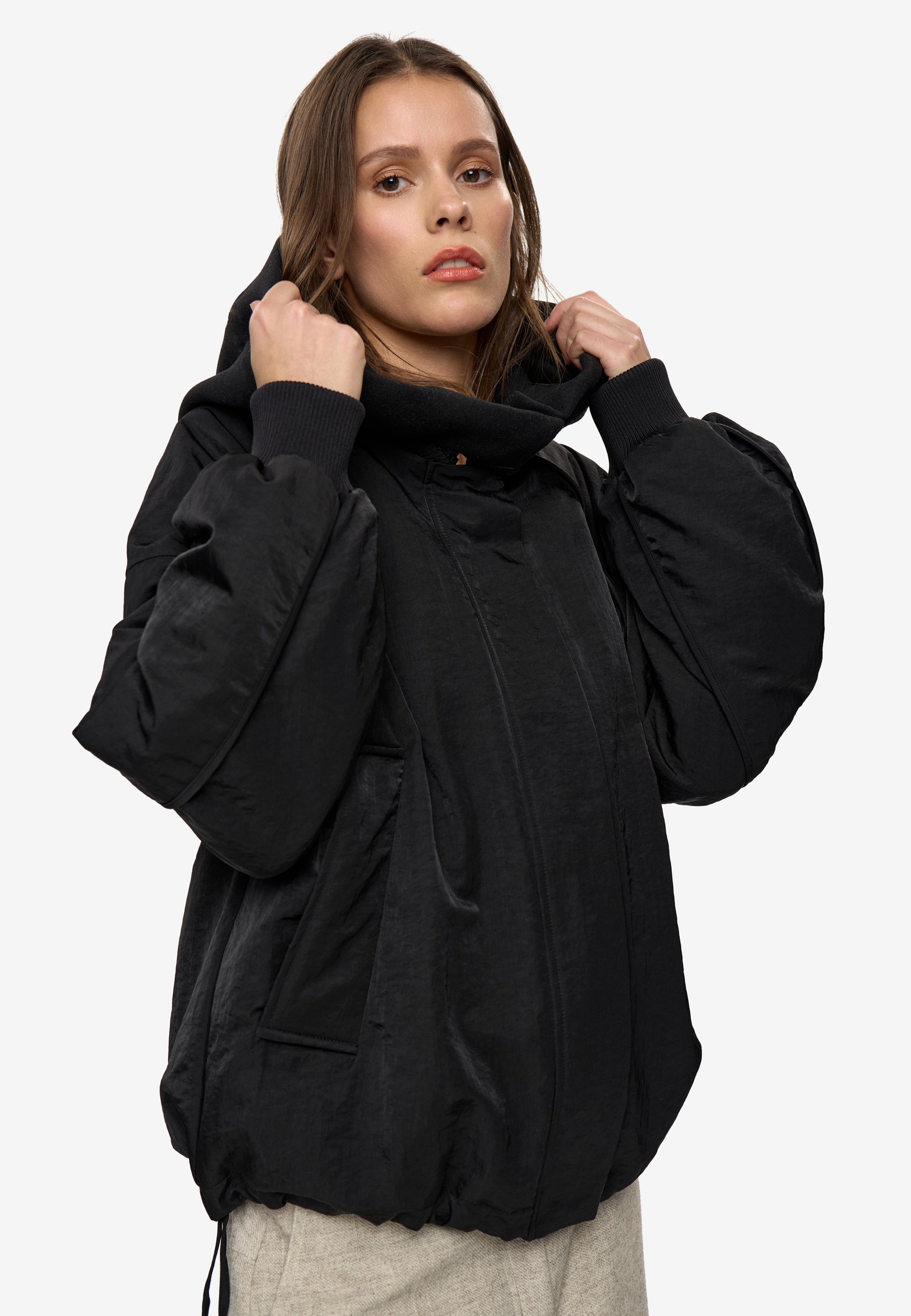 minimum female Plum bomber jacket 4780 Jacket 999 Black