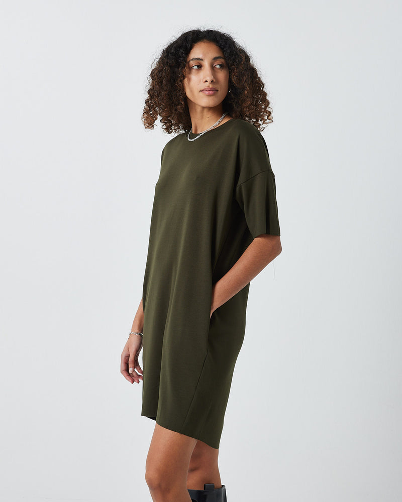 minimum female Regitza 2.0 0265 Dress Short Dress 874 Racing Green