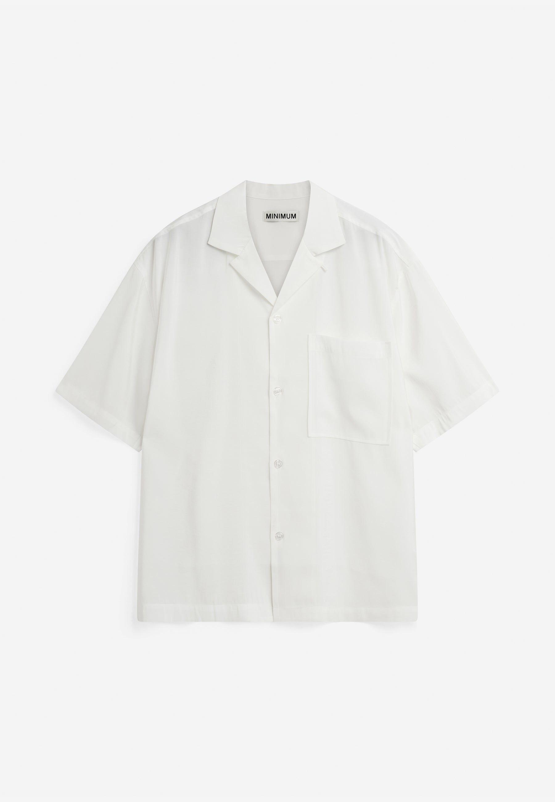 minimum male Rhodes ovz ss shirt 4656 Short Sleeved Shirt 0601 Bright White