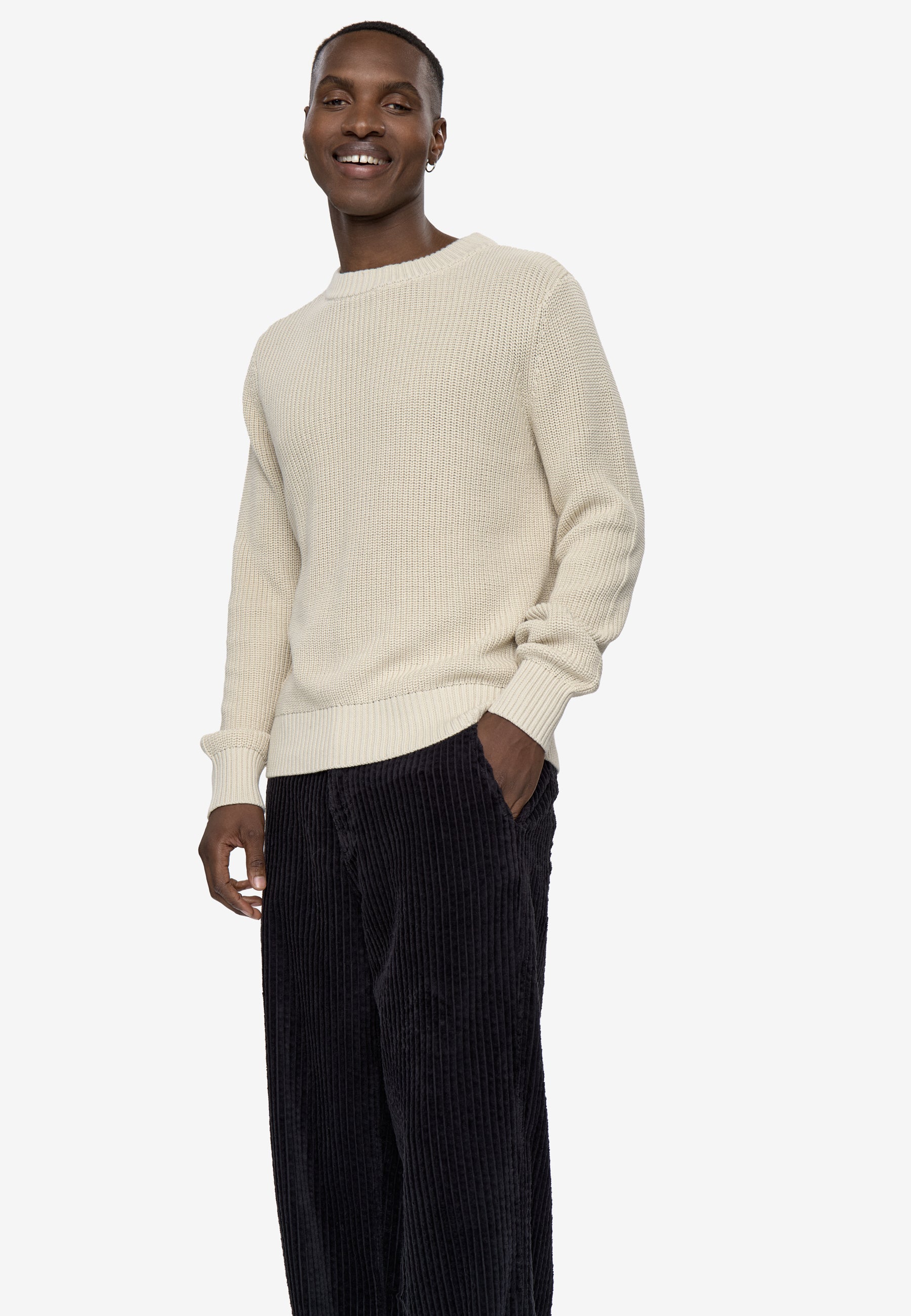 minimum male Rob basic knit sweater G006 GOTS Sweater 6305 Pelican