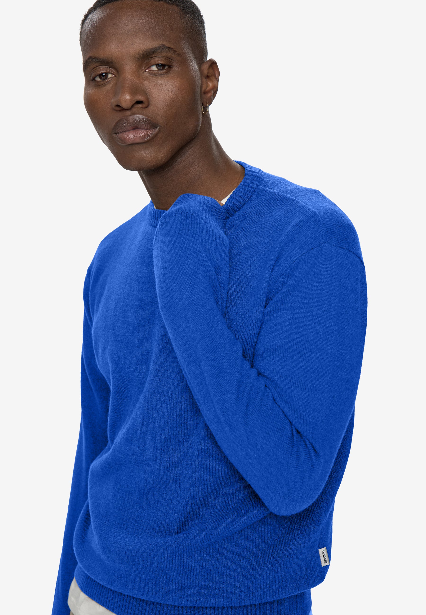 minimum male Roland Jumper 9954 Jumper 3864 Mazarine Blue