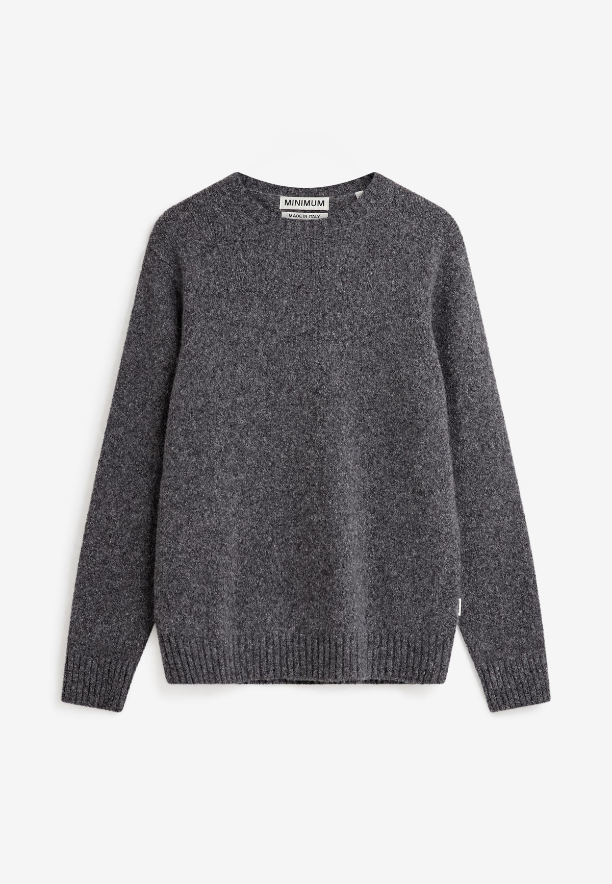 minimum male Roland knit 3815 Jumper 1312 Silver Mink