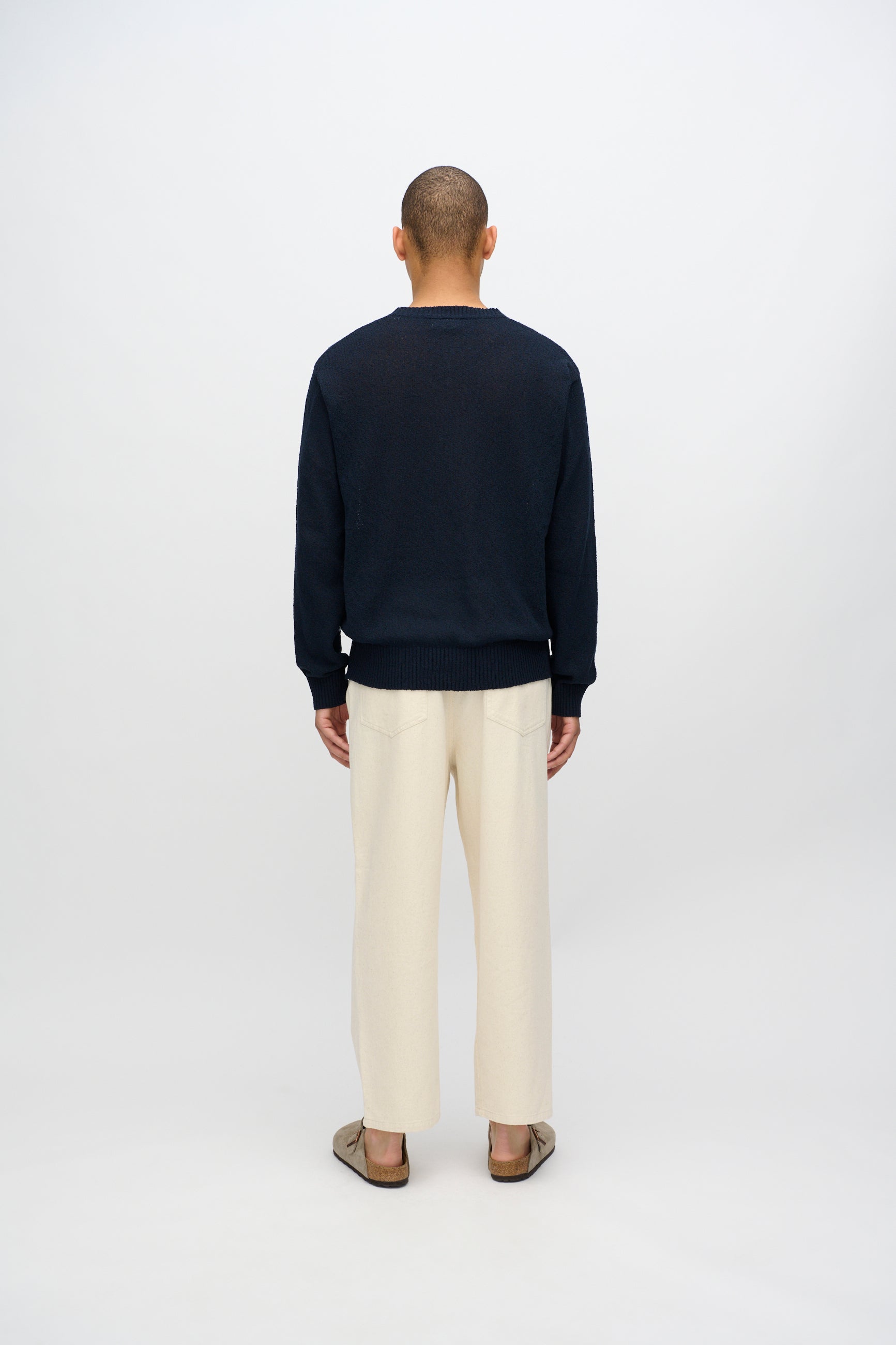minimum male Roland knitted jumper 4122 Jumper 3922 Sky Captain
