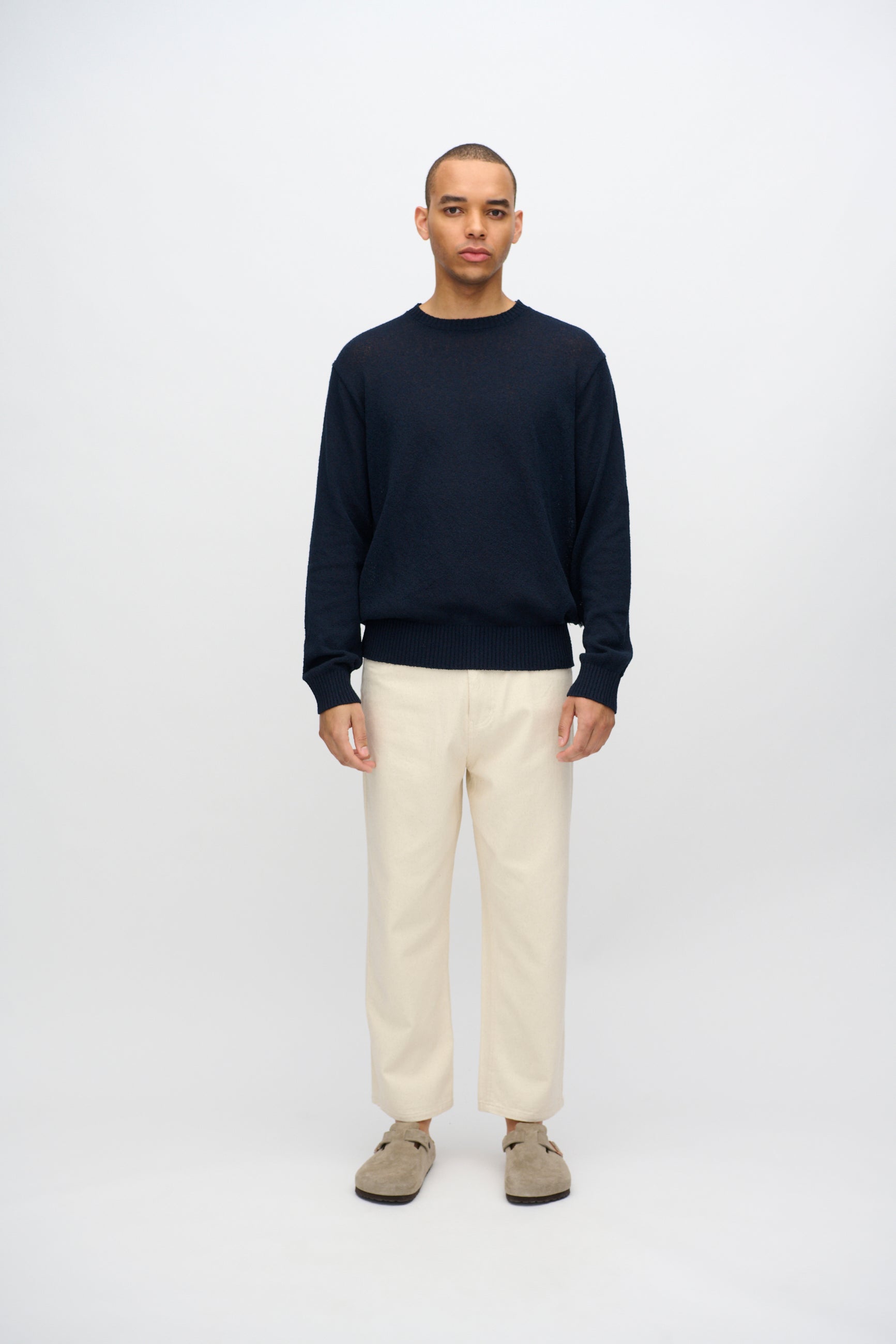 minimum male Roland knitted jumper 4122 Jumper 3922 Sky Captain
