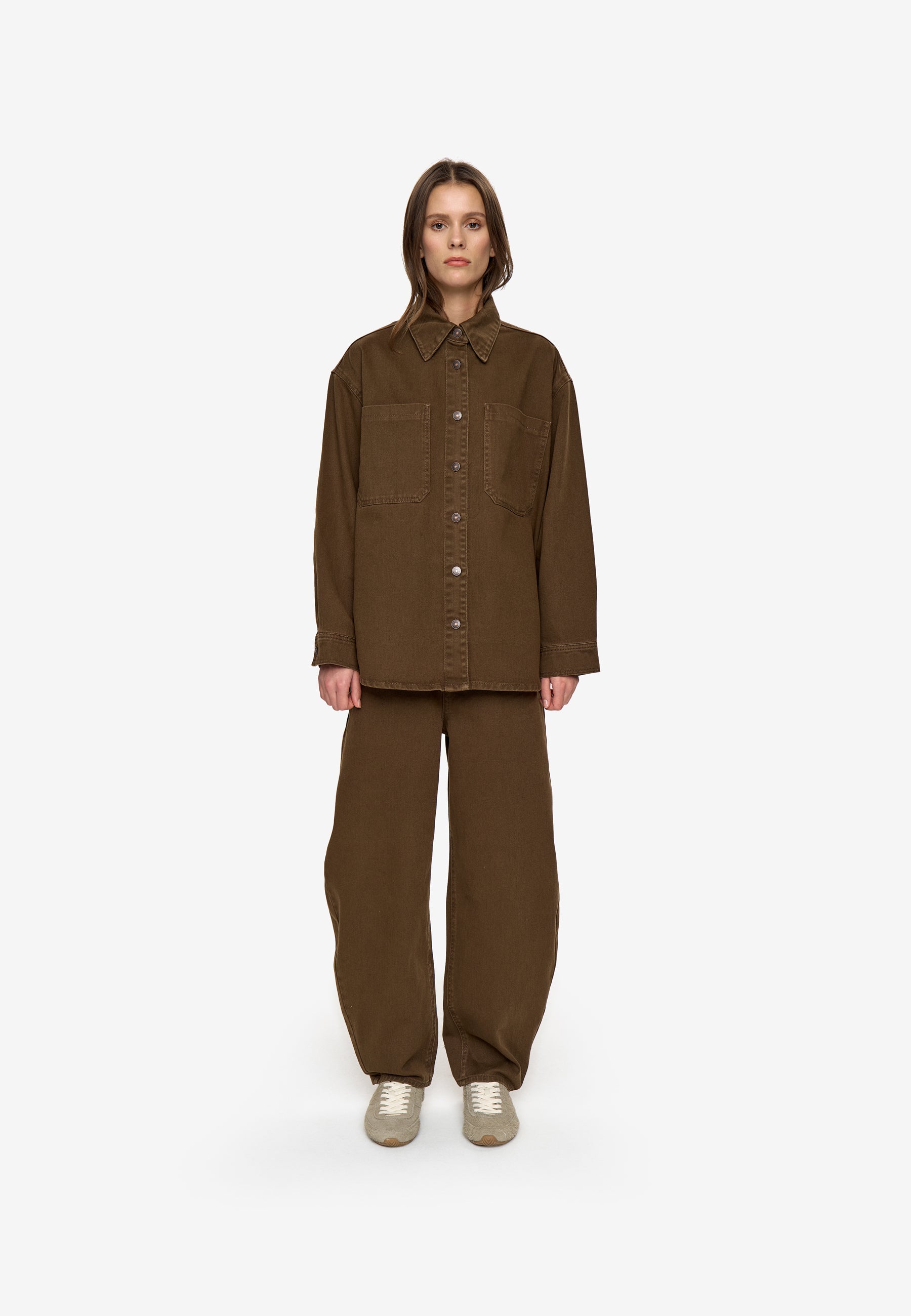 minimum female Rue rlx ls shirt 4777 Long Sleeved Shirt 0617 Teak