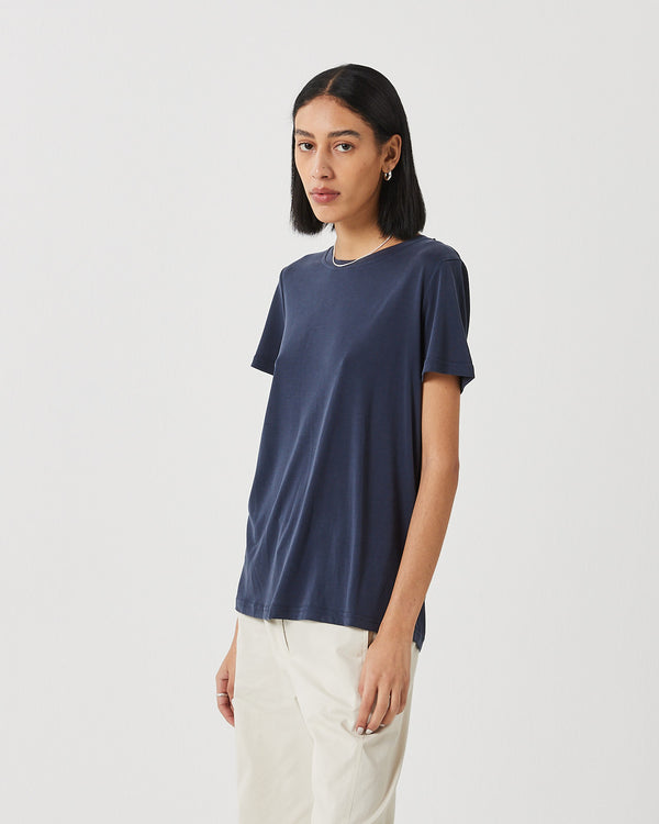 minimum female Rynah 2.0 0281 T-shirt Short Sleeved T-shirt 687 Navy Blazer