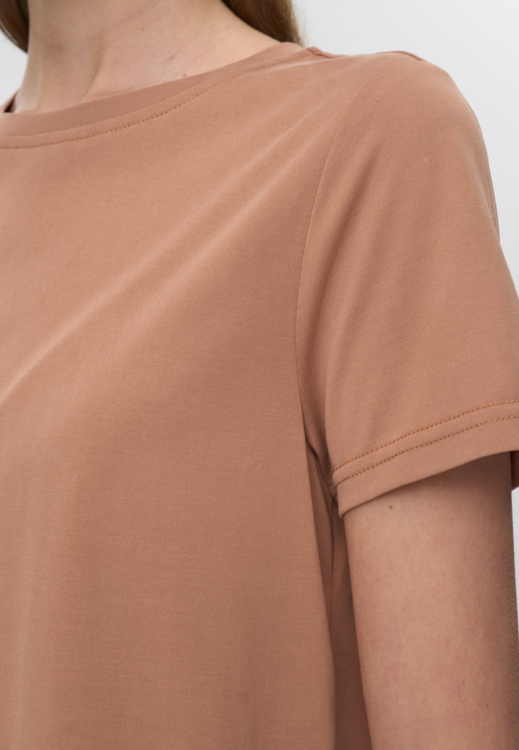 minimum female Rynah t-shirt 2.0 0281 Short Sleeved T-shirt 1230 Mocha Mousse