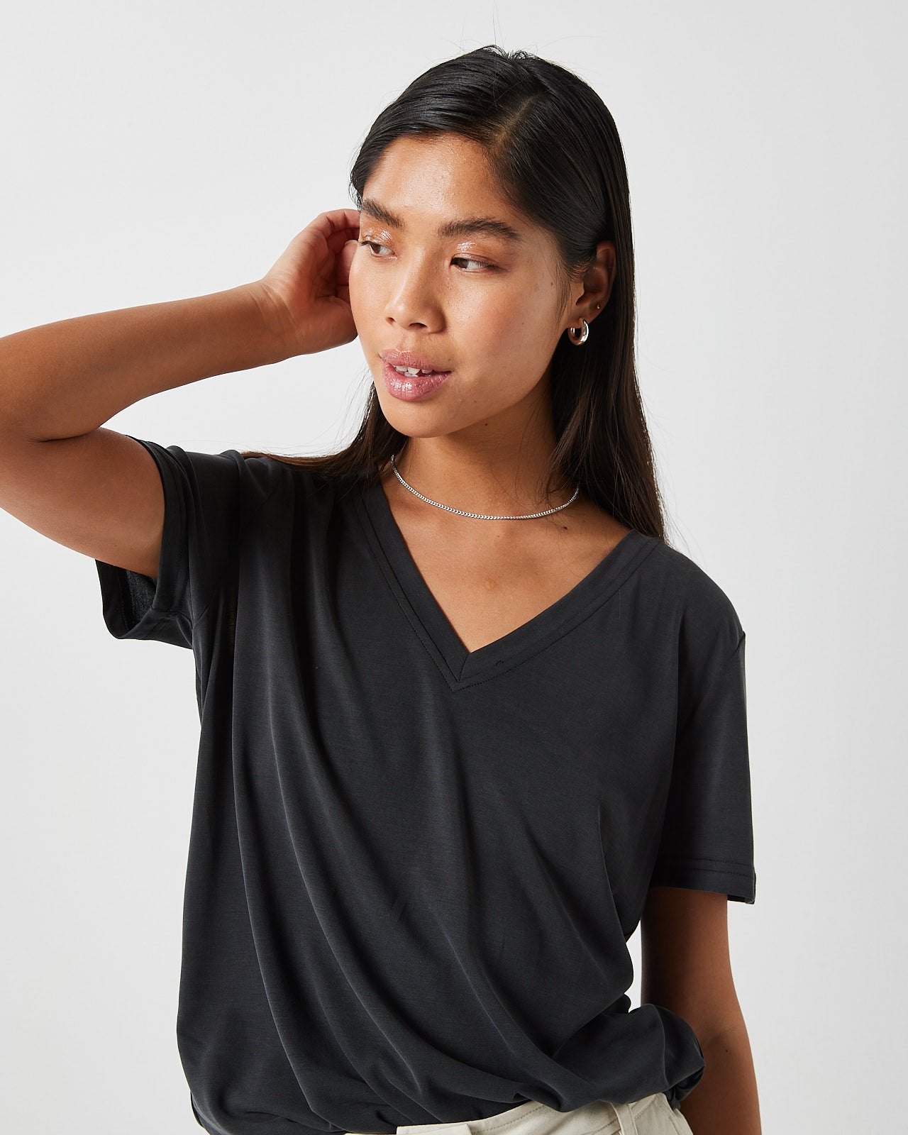 minimum female Rynih t-shirt 0281 Short Sleeved T-shirt 999 Black
