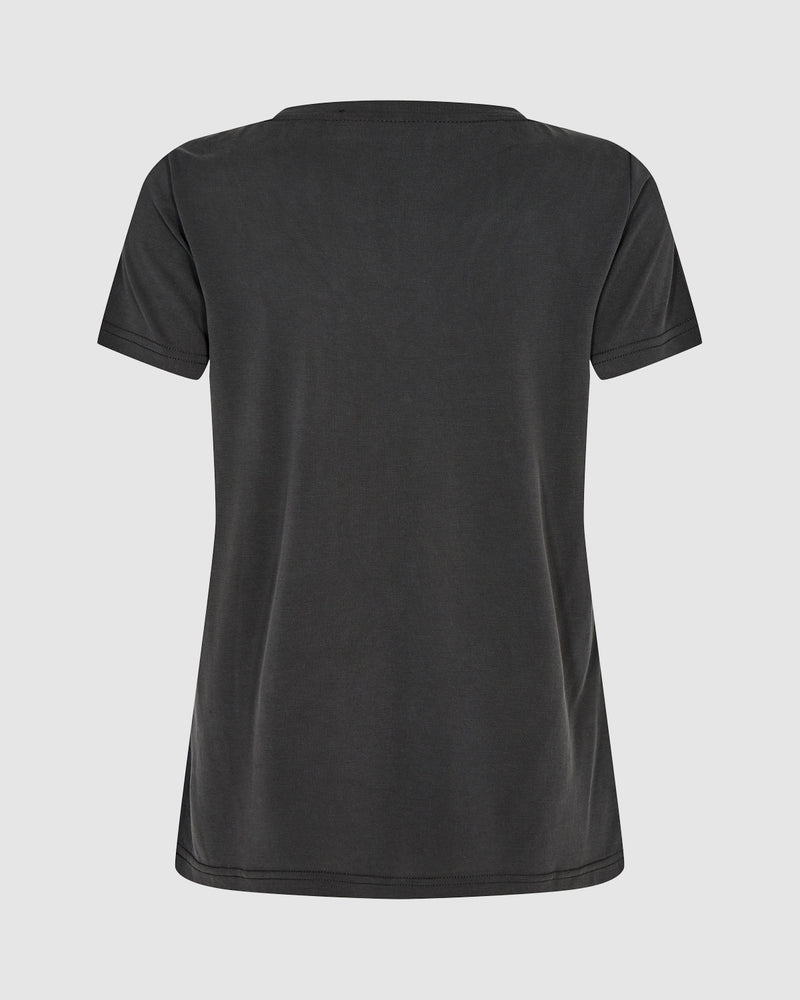 minimum female Rynih 0281 T-shirt Short Sleeved T-shirt 999 Black