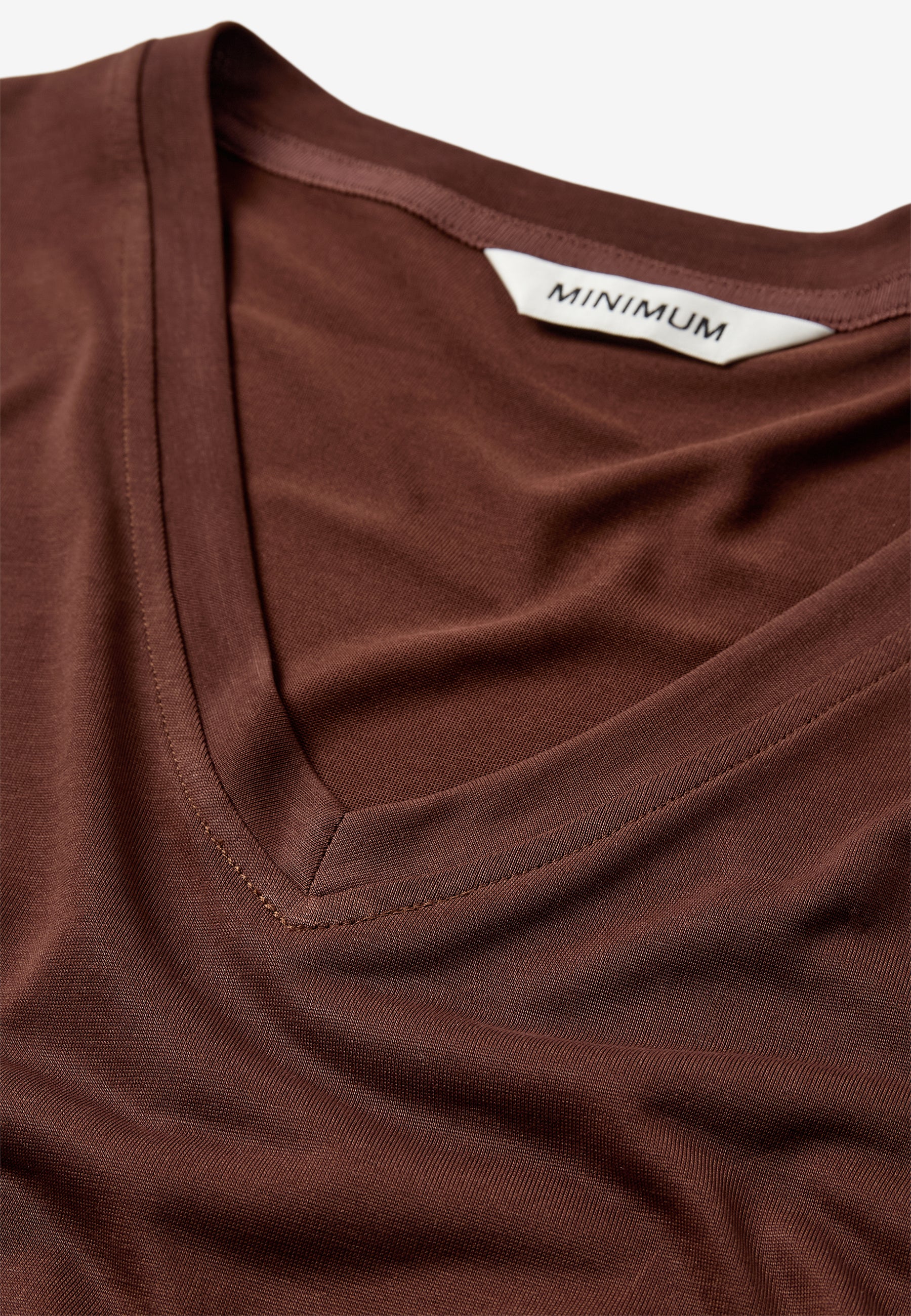 minimum female Rynih t-shirt 0281 Short Sleeved T-shirt 1215 Shaved Chocolate