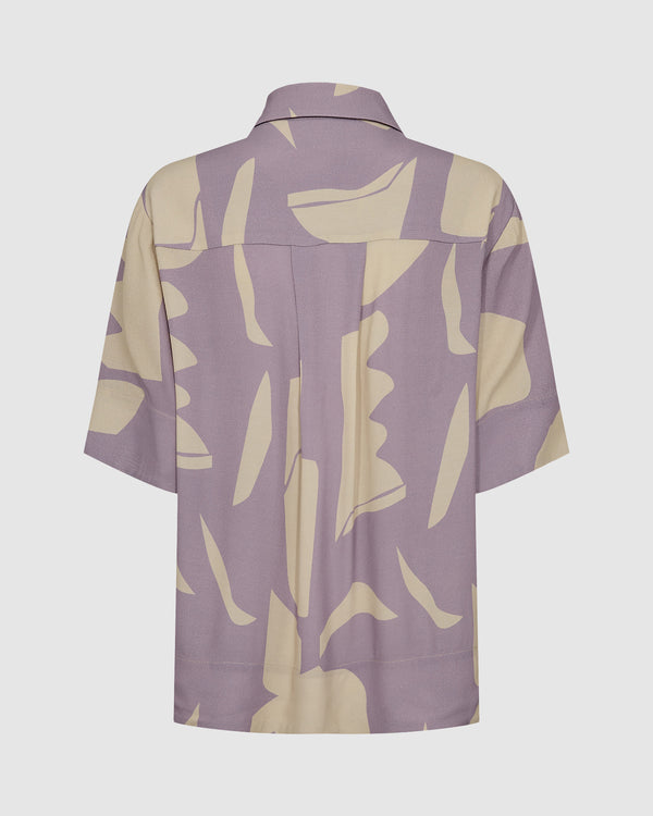 minimum female Seliana 3422 Shirt Short Sleeved Shirt 3304 Sea Fog