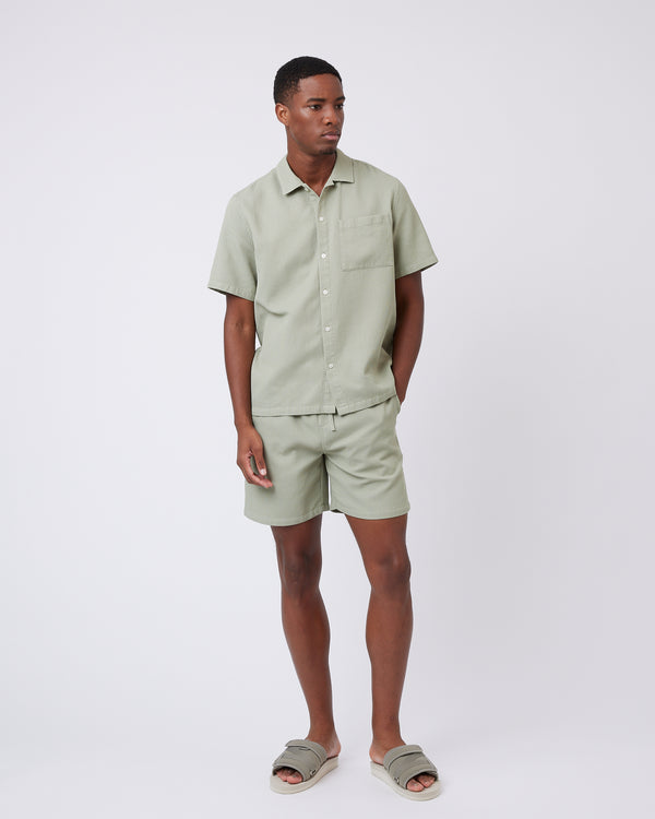 minimum male Seth 3626 Shirt Short Sleeved Shirt 0213 Tea