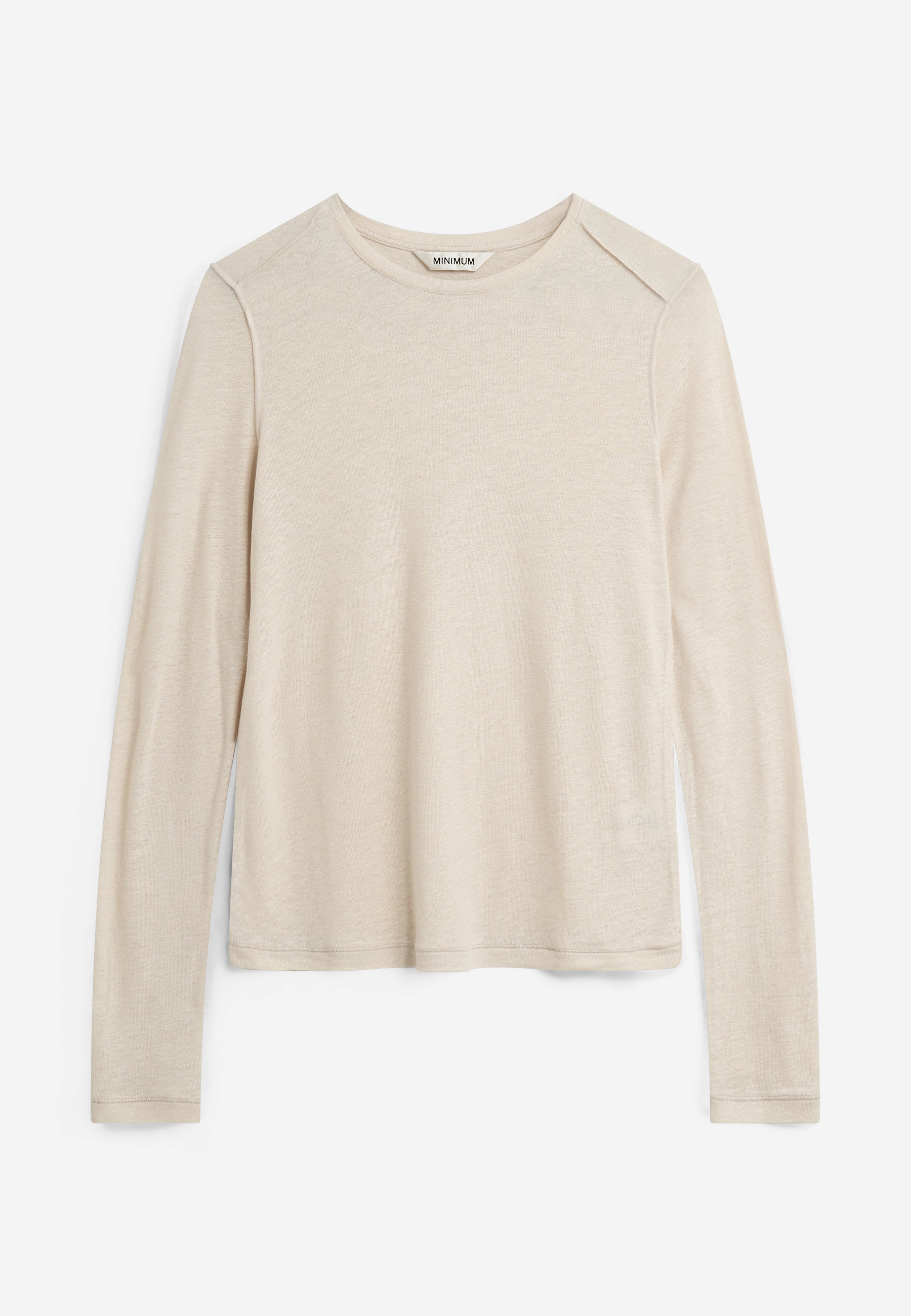 minimum female Shiloh ls t-shirt 4159 Long Sleeved T-shirt 0701 Whisper white