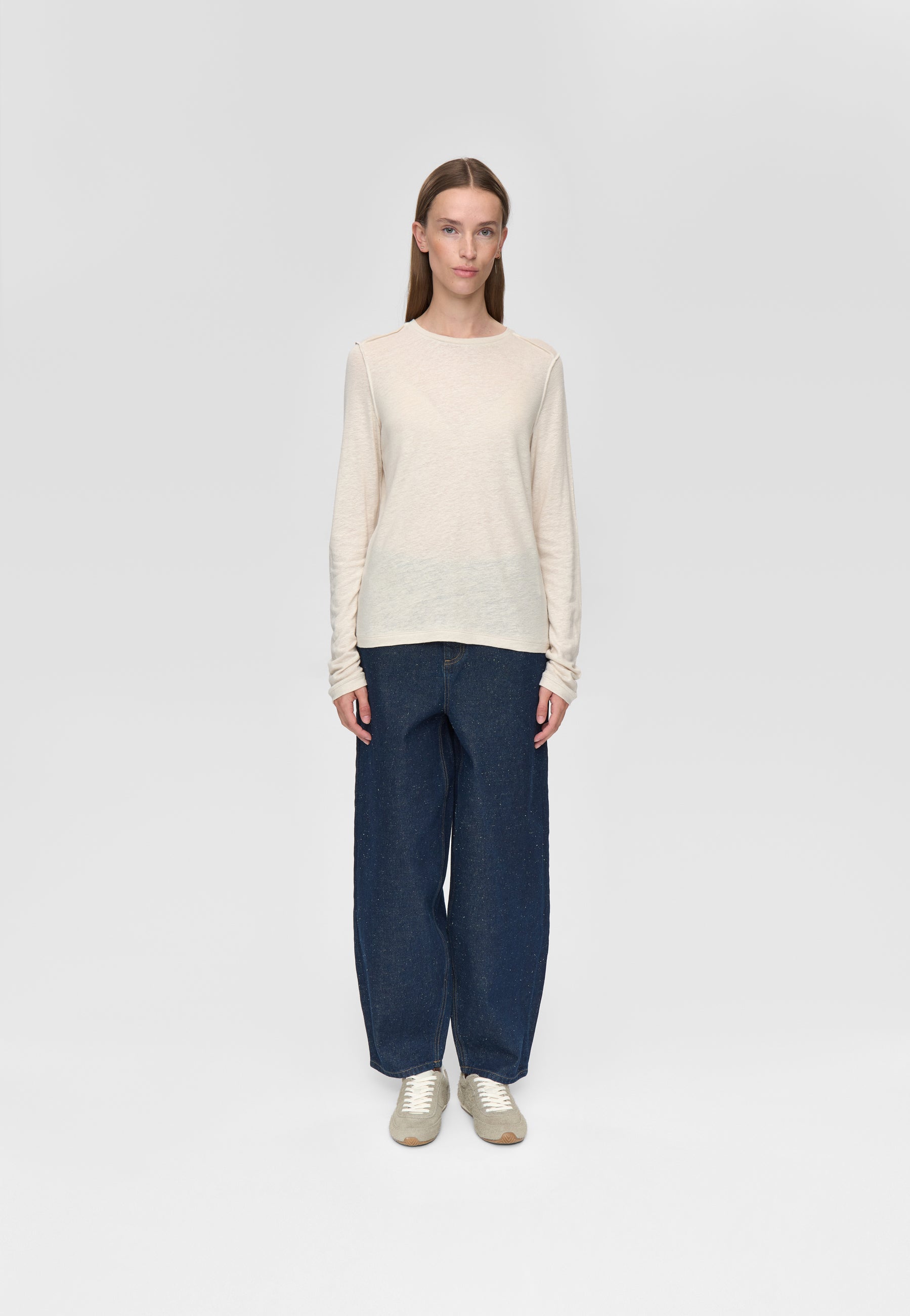 minimum female Shiloh ls t-shirt 4159 Long Sleeved T-shirt 0701 Whisper white