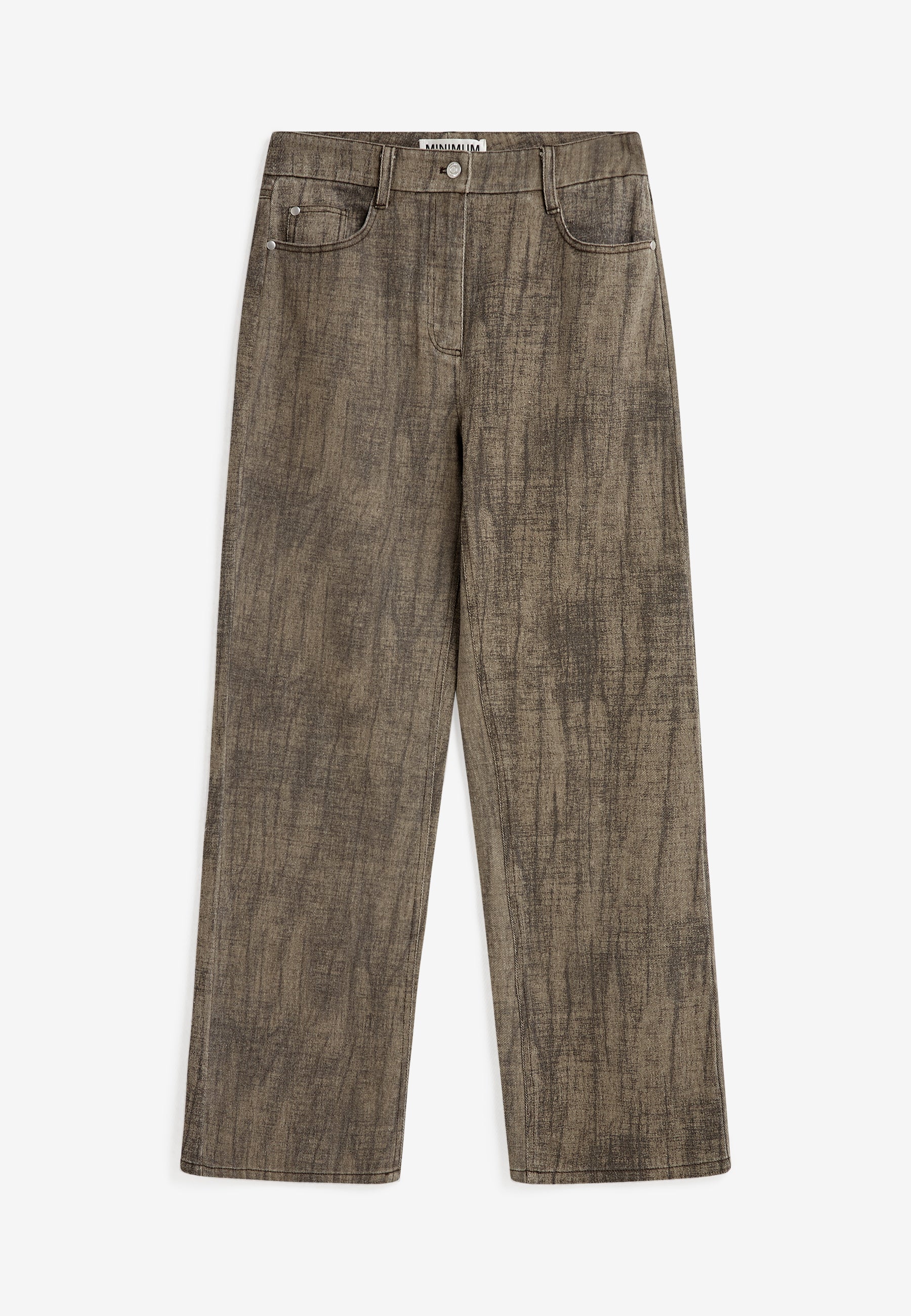 minimum female Sienna mw jeans 4838 Loose Jeans 1815 Shitake