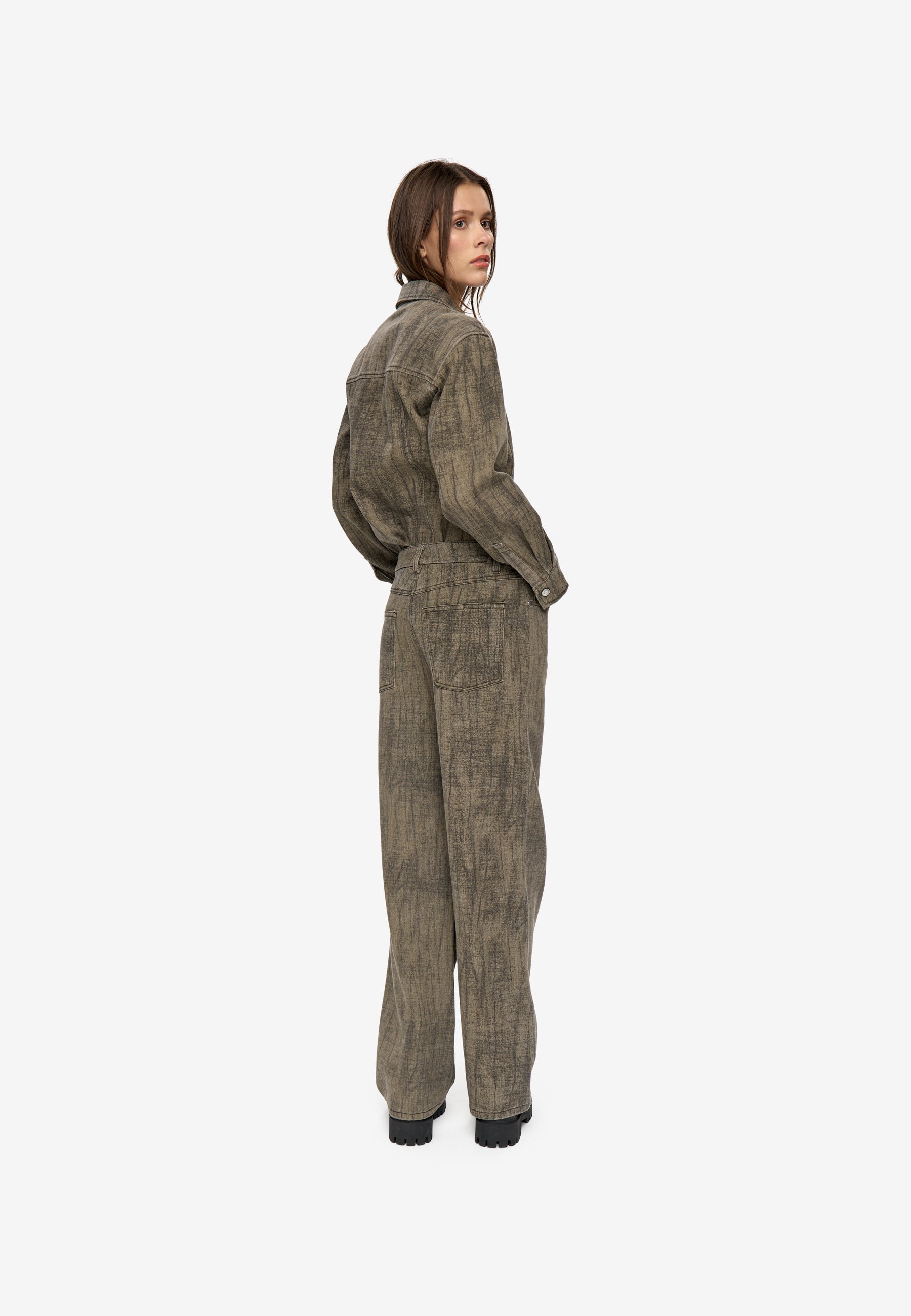 minimum female Sienna mw jeans 4838 Loose Jeans 1815 Shitake