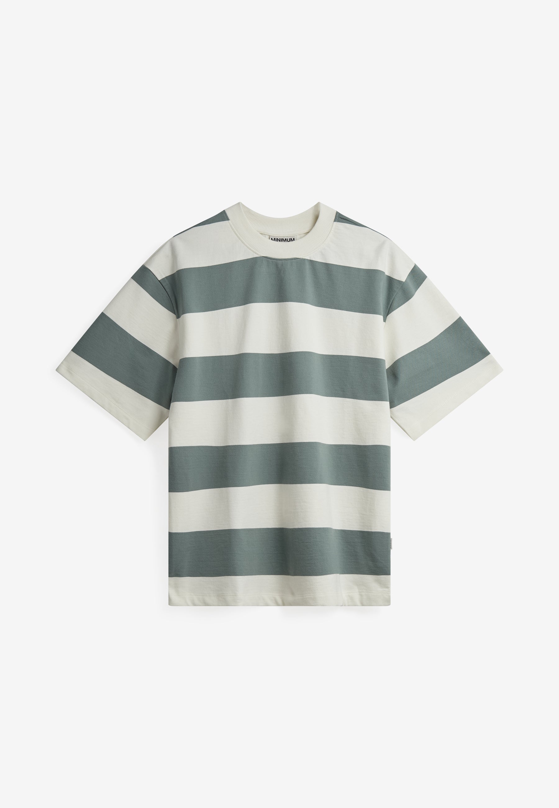 minimum male Terry rls YD strp ss tee G4607 Long Sleeved T-shirt 5107 Chinois green