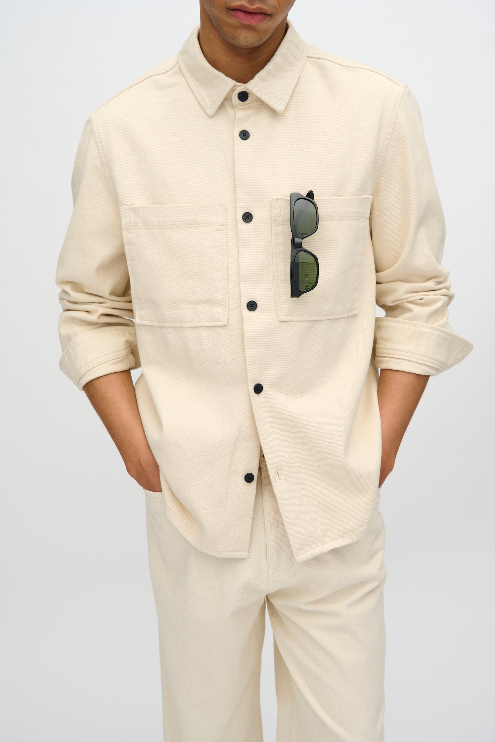 minimum male Titan overshirt 4113 Overshirt 1105 Brown Rice