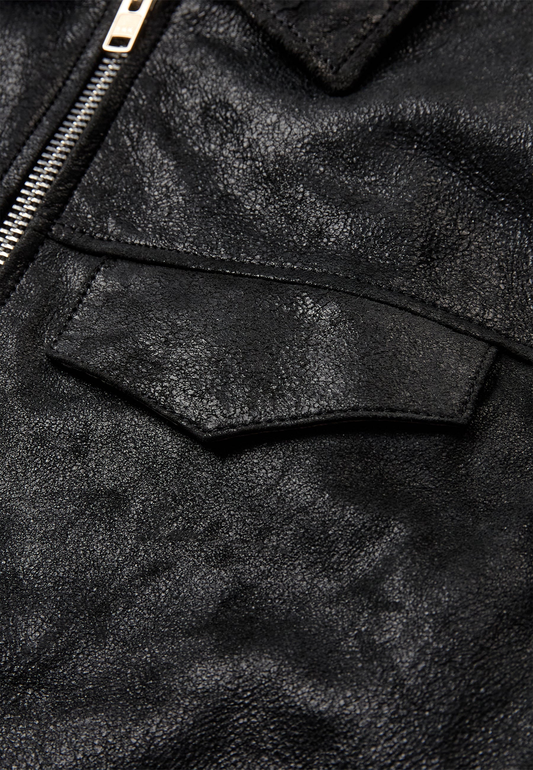 minimum female Tyra zip jacket 4447 Leather Jacket 999 Black