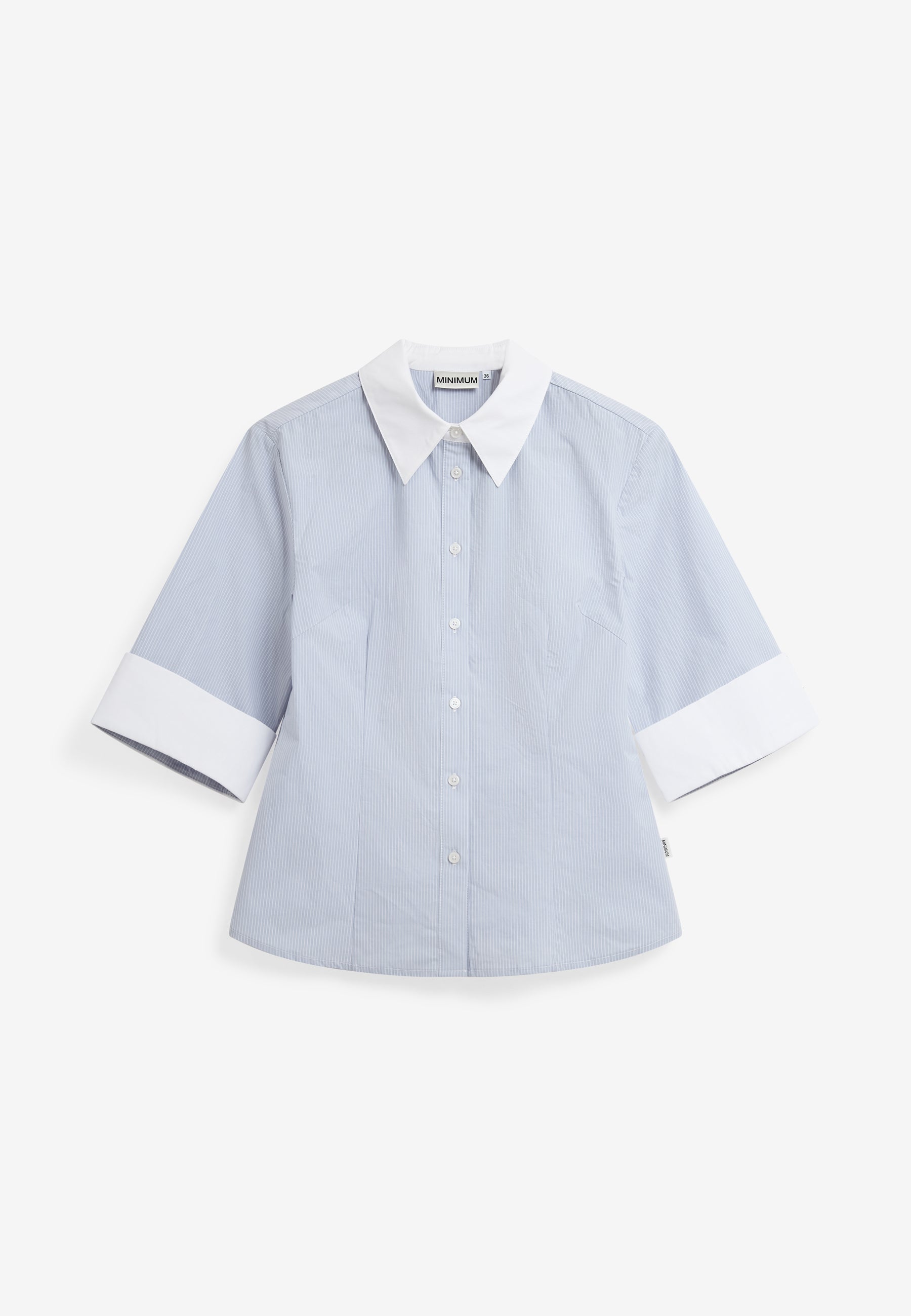 minimum female Una ss shirt 4670 Short Sleeved Shirt 4320 Baltic Sea