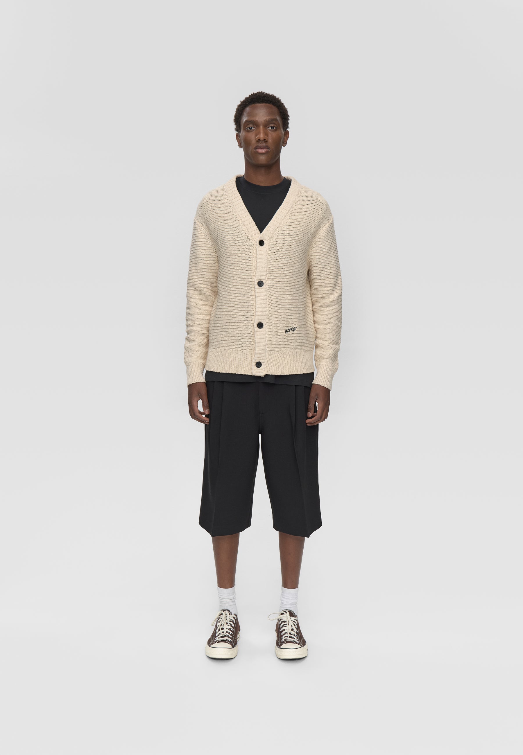 minimum male Vincent rlx ls cardigan 4548 Cardigan 0608 Coco Milk