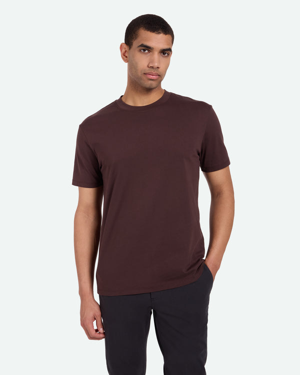 minimum male Aarhus Tee G029 Short Sleeved T-shirt 0915 Coffee Bean